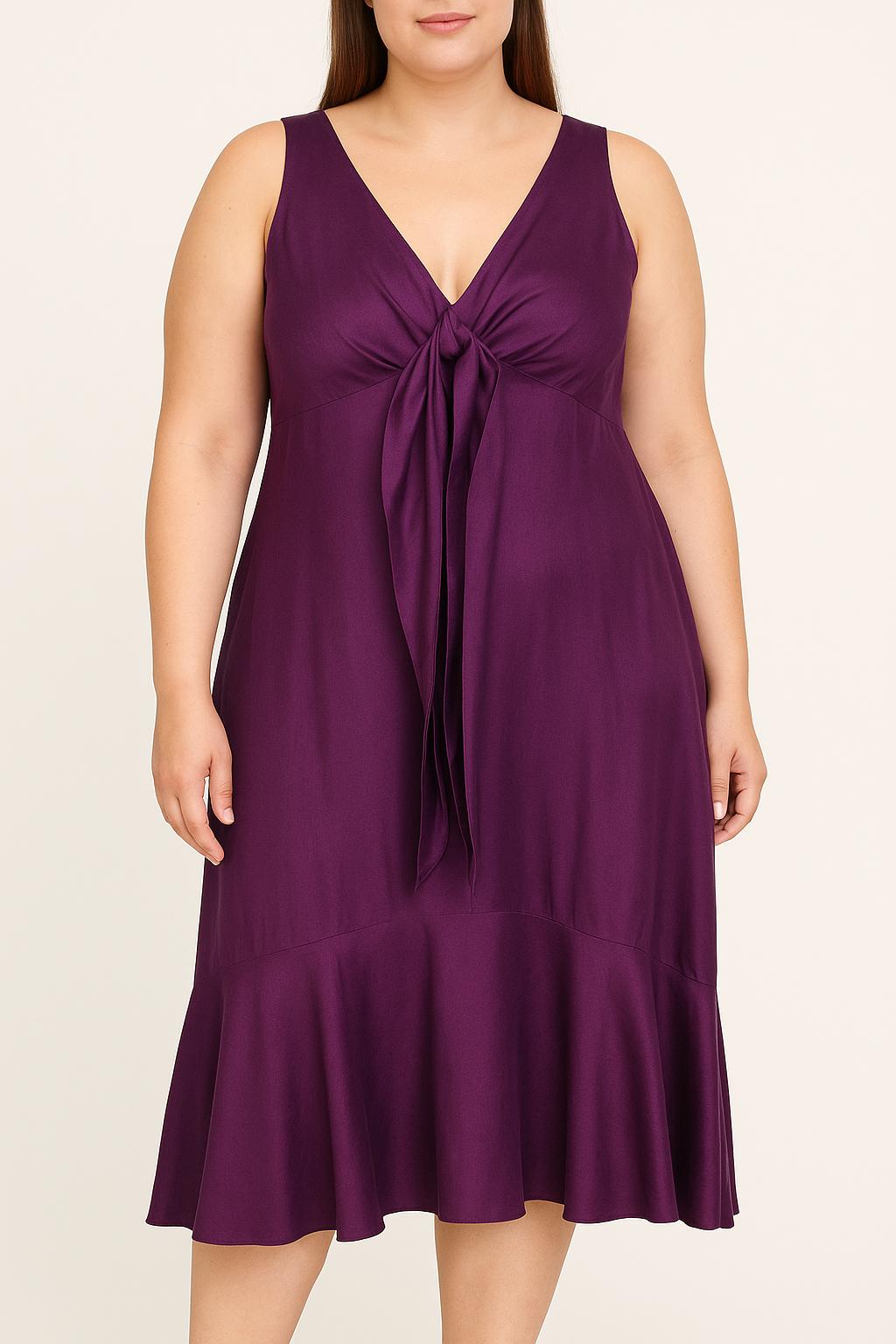 Long dress MAX MARA - Seconde Main Purple