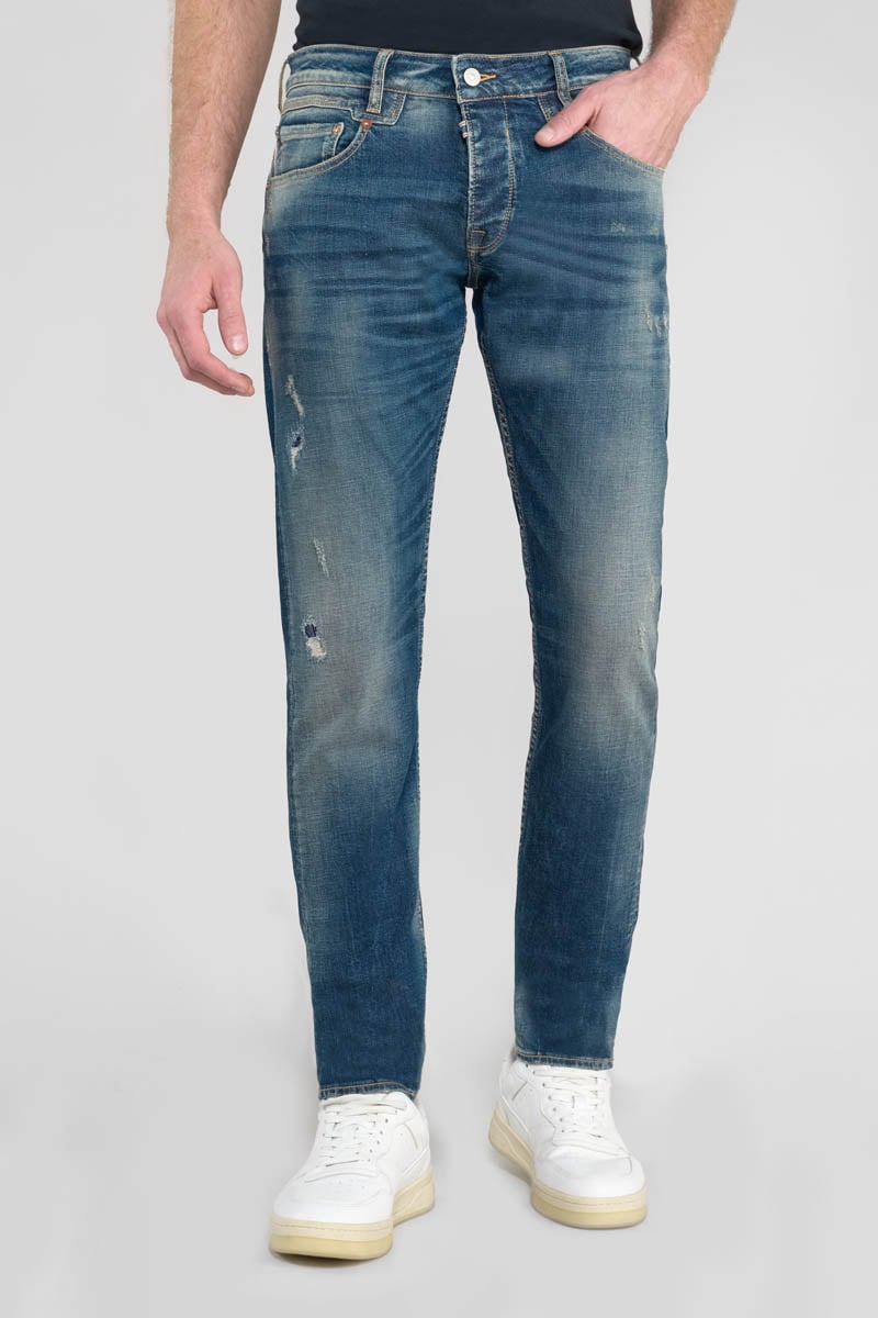 Slim stretch jeans, length 34 LE TEMPS DES CERISES Blue