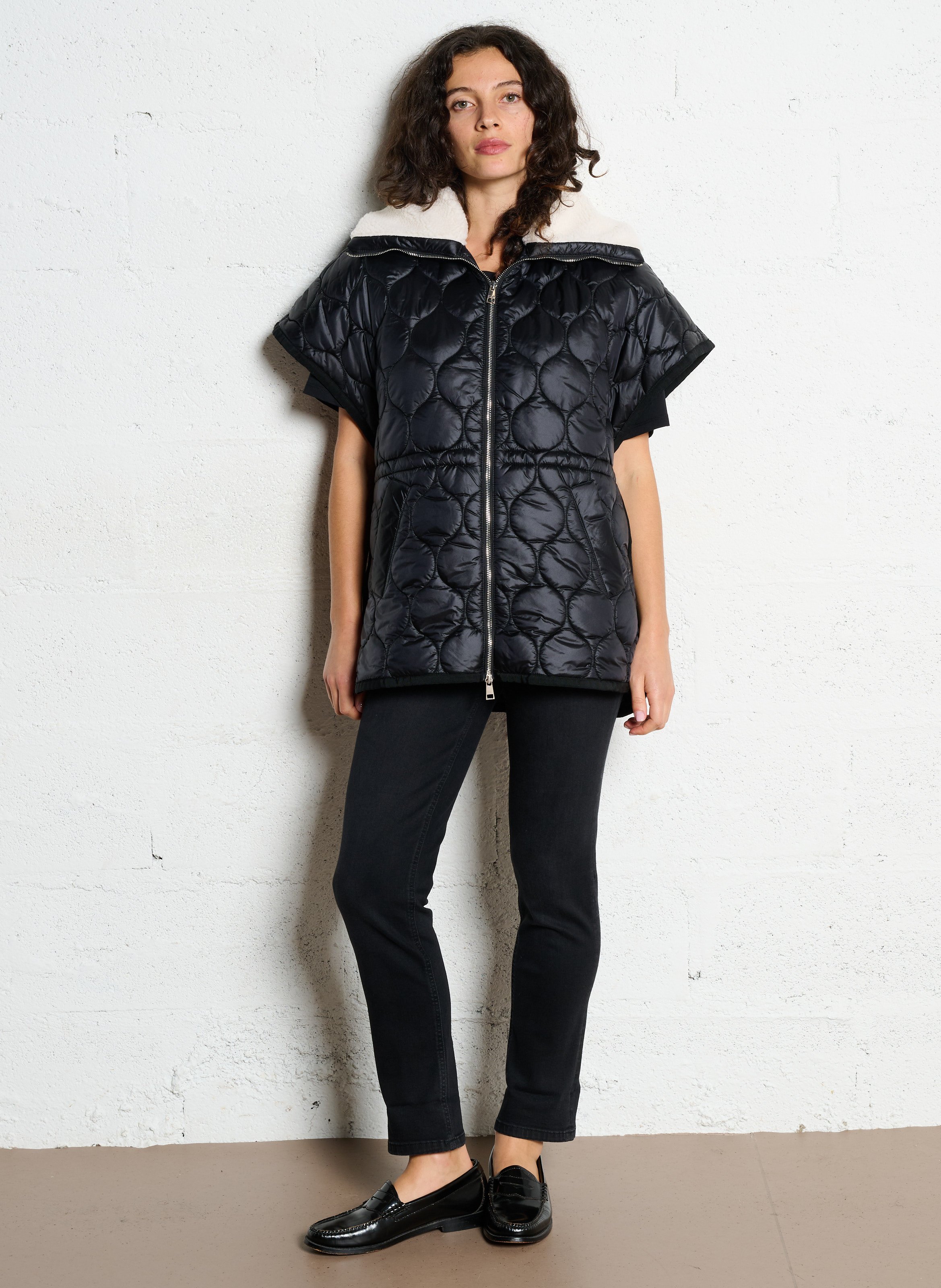 Veste ample sans manches matelassée LIU JO Noir