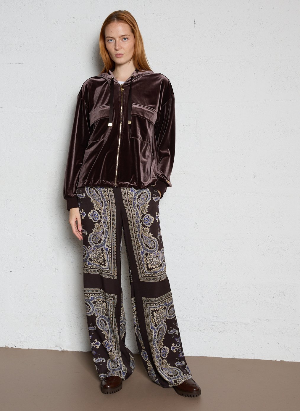 Pantalon large imprimé LIU JO Multicolore