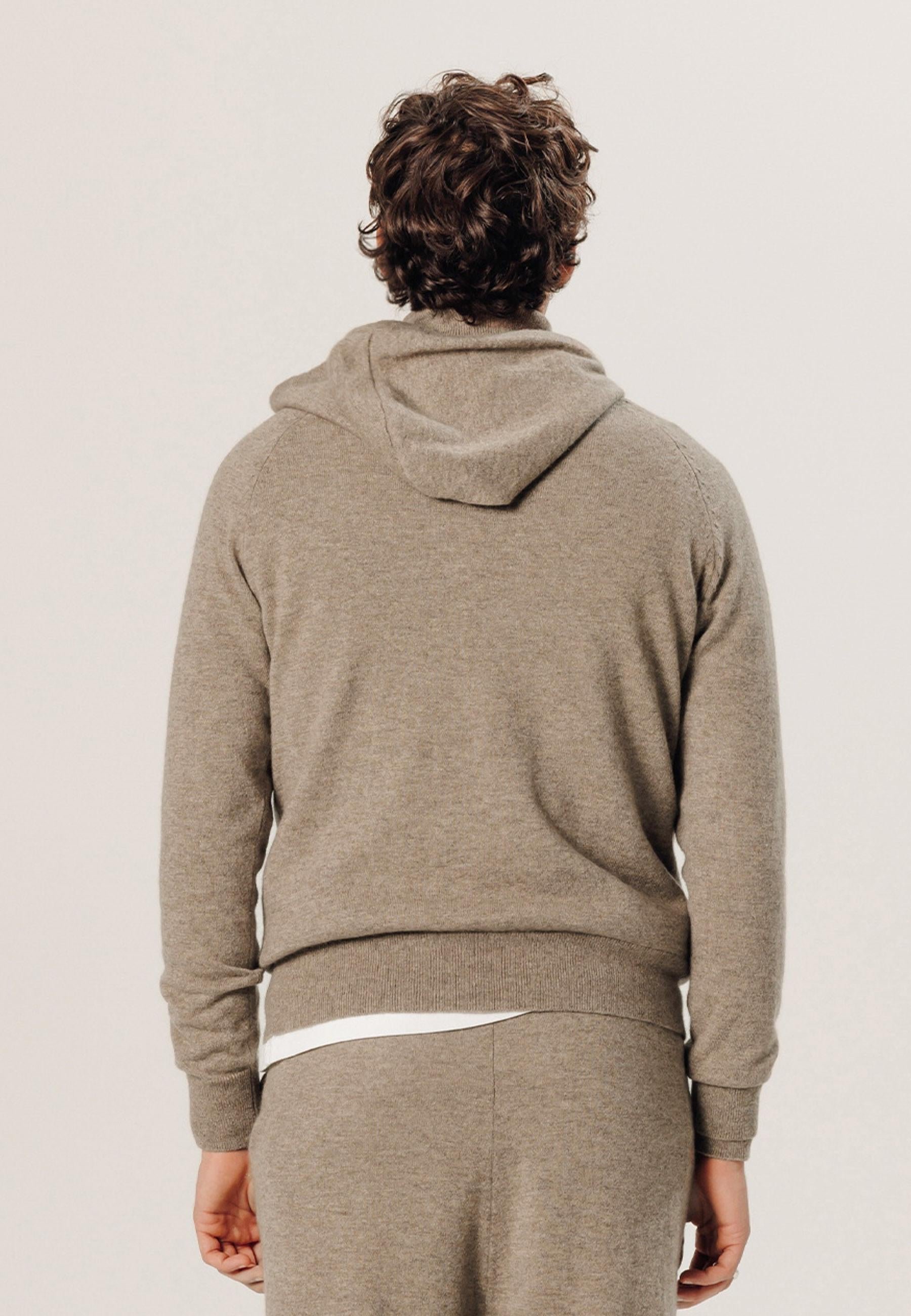 Pull à capuche en cachemire RODIER Beige