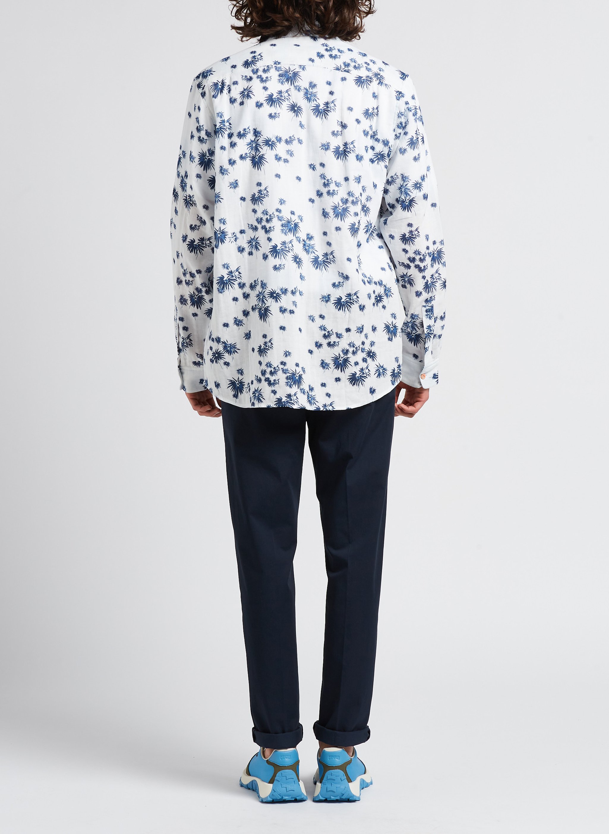 Printed organic cotton shirt SCOTCH AND SODA White
