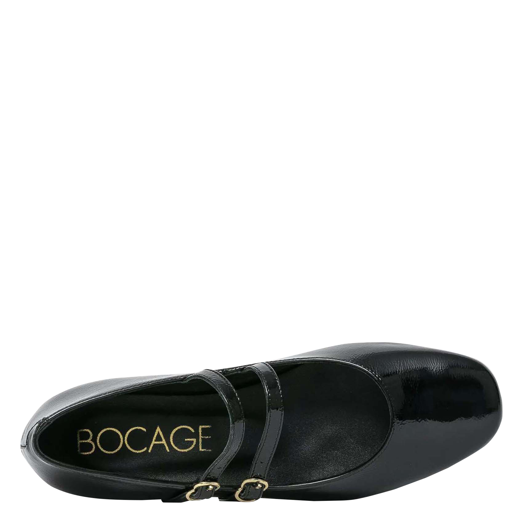 Ballerines en cuir BOCAGE Noir