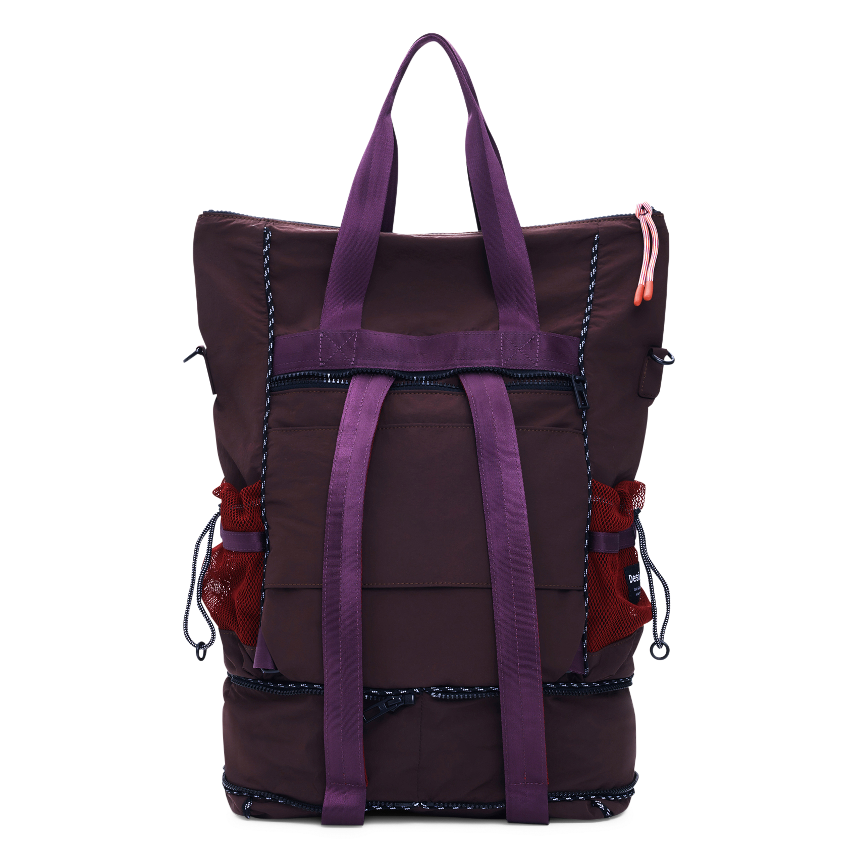 Sac à dos zippé DESIGUAL Rouge