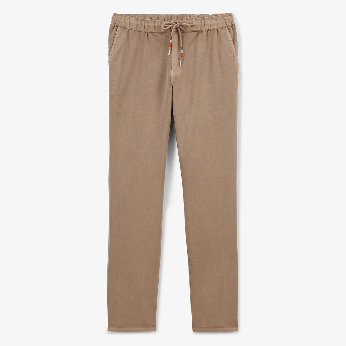 Elastic Waist Cotton Pants SERGE BLANCO Beige