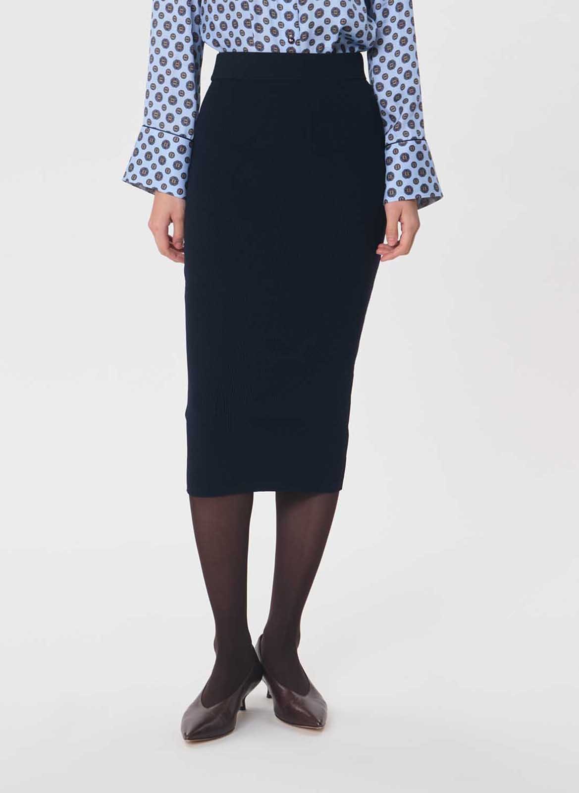 Aansluitende midi-rok in tricot TARA JARMON