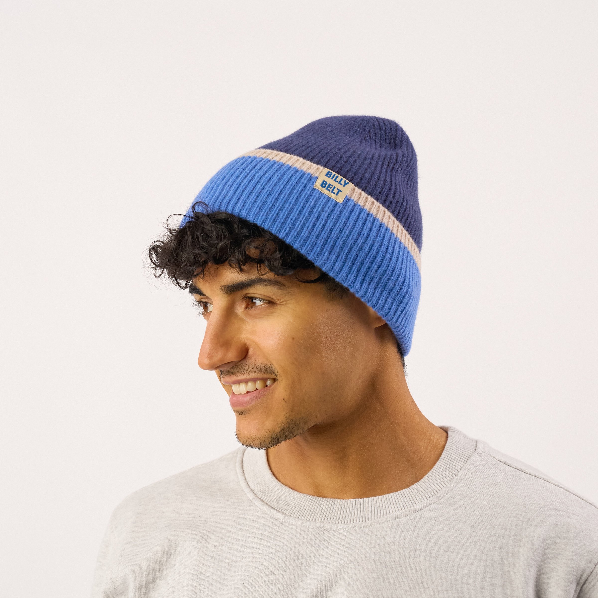Wool hat BILLYBELT Blue