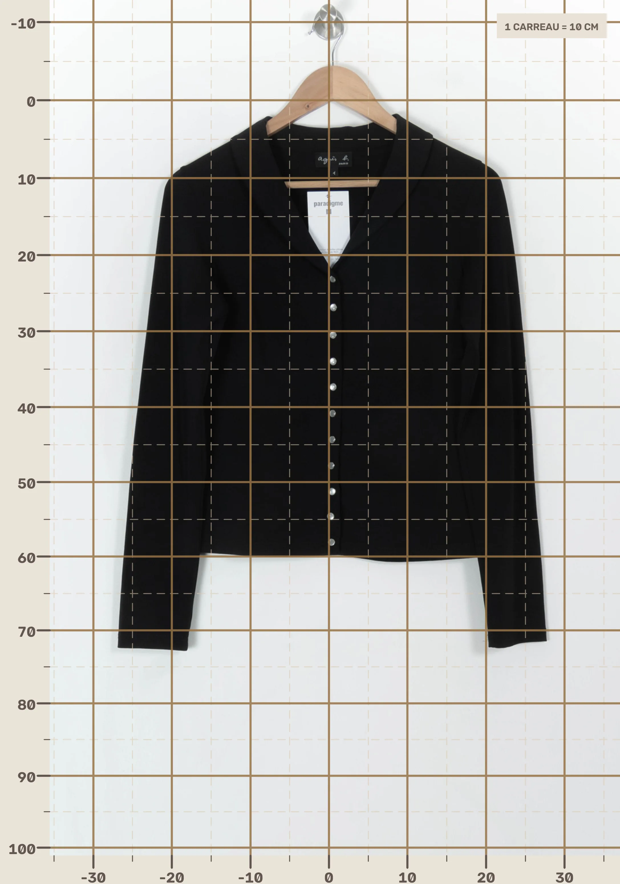 Blouse AGNES B. - Seconde Main Noir