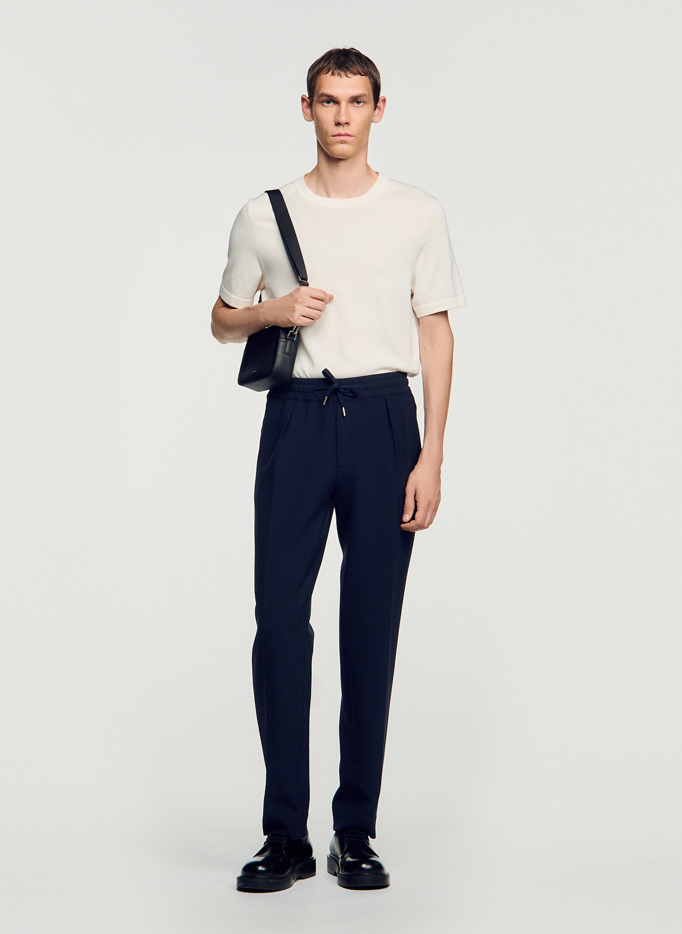 Carrot trousers SANDRO Blue
