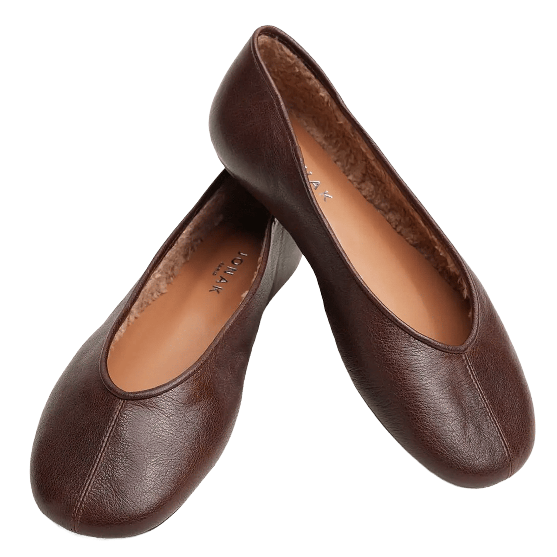 Ballerines en cuir JONAK Marron