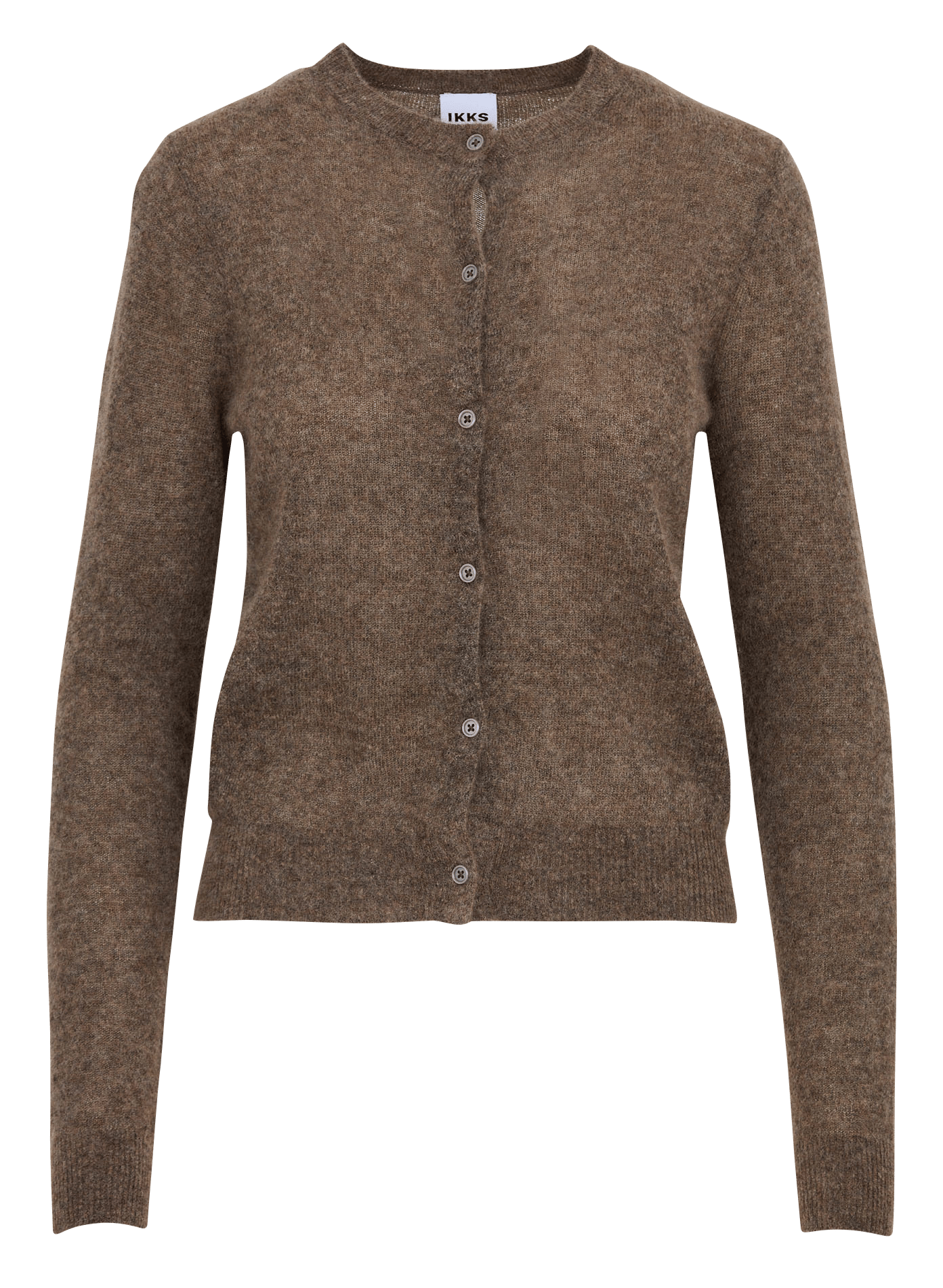 Gilet col rond en laine mélangé IKKS