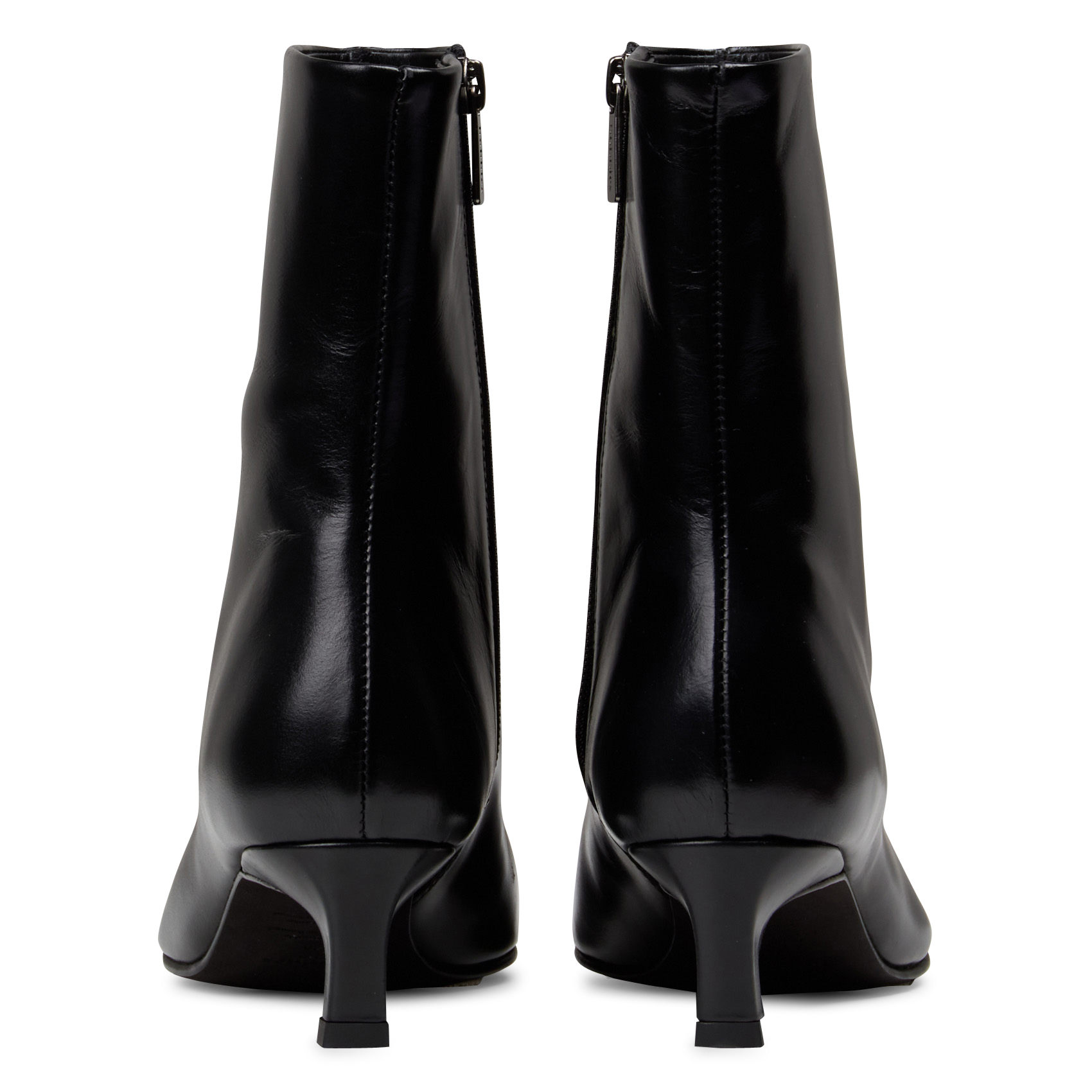 Bottines à talons en cuir BOBBIES Noir