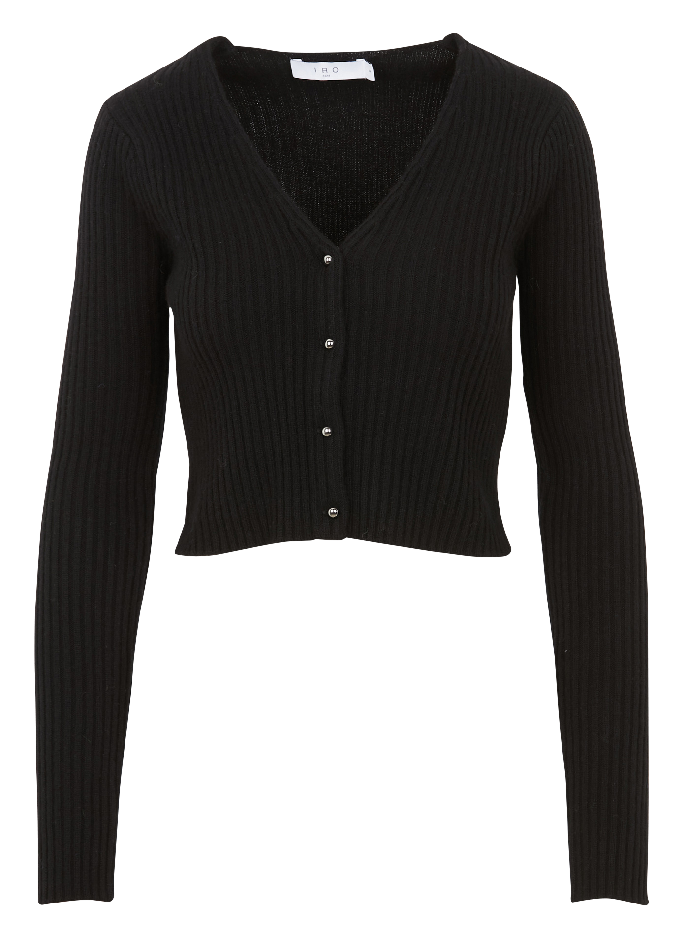 Gilet col V en laine et en cachemire mélangés IRO Noir