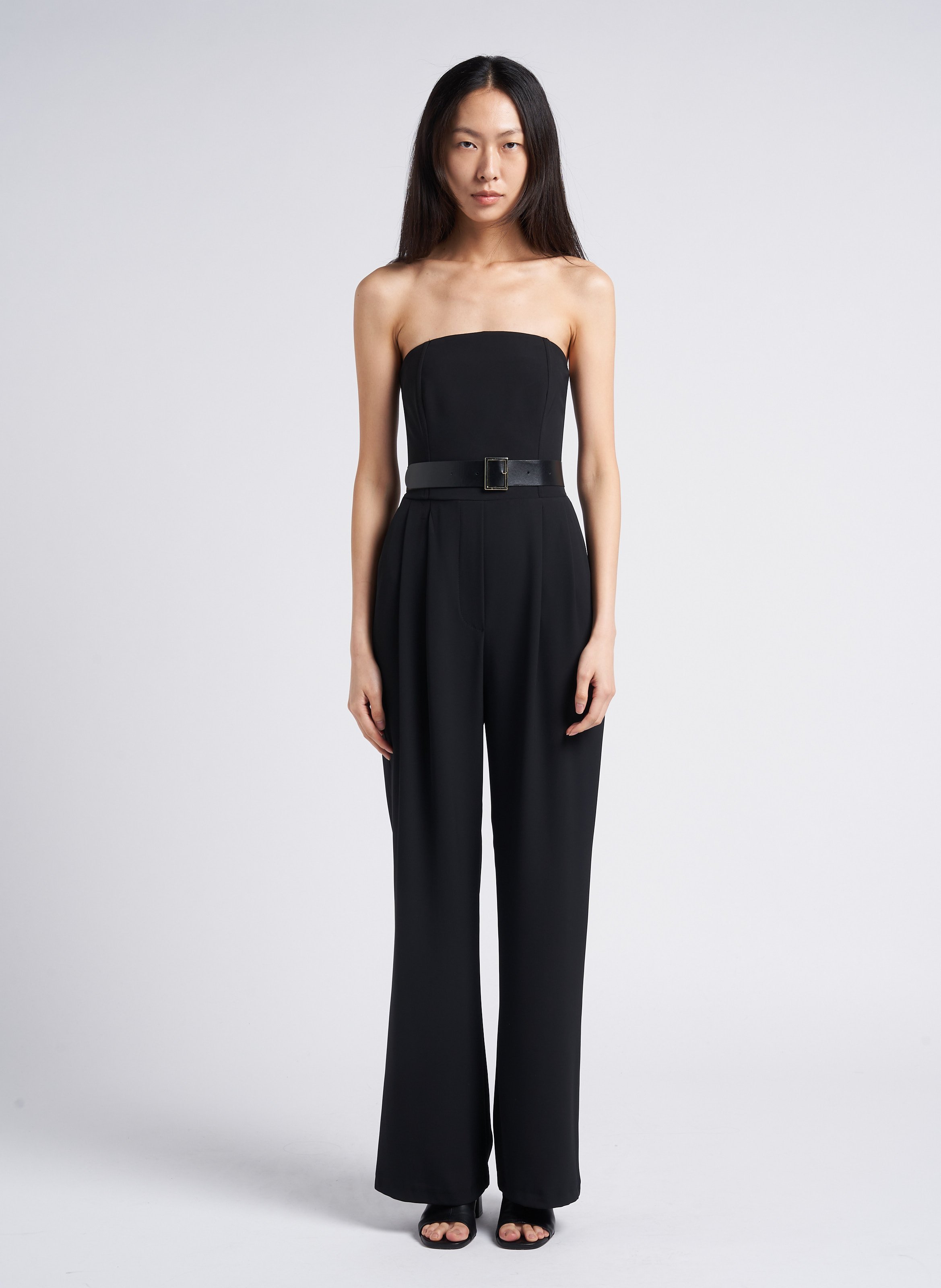 Combinaison bustier avec ceinture IMPERIAL Noir