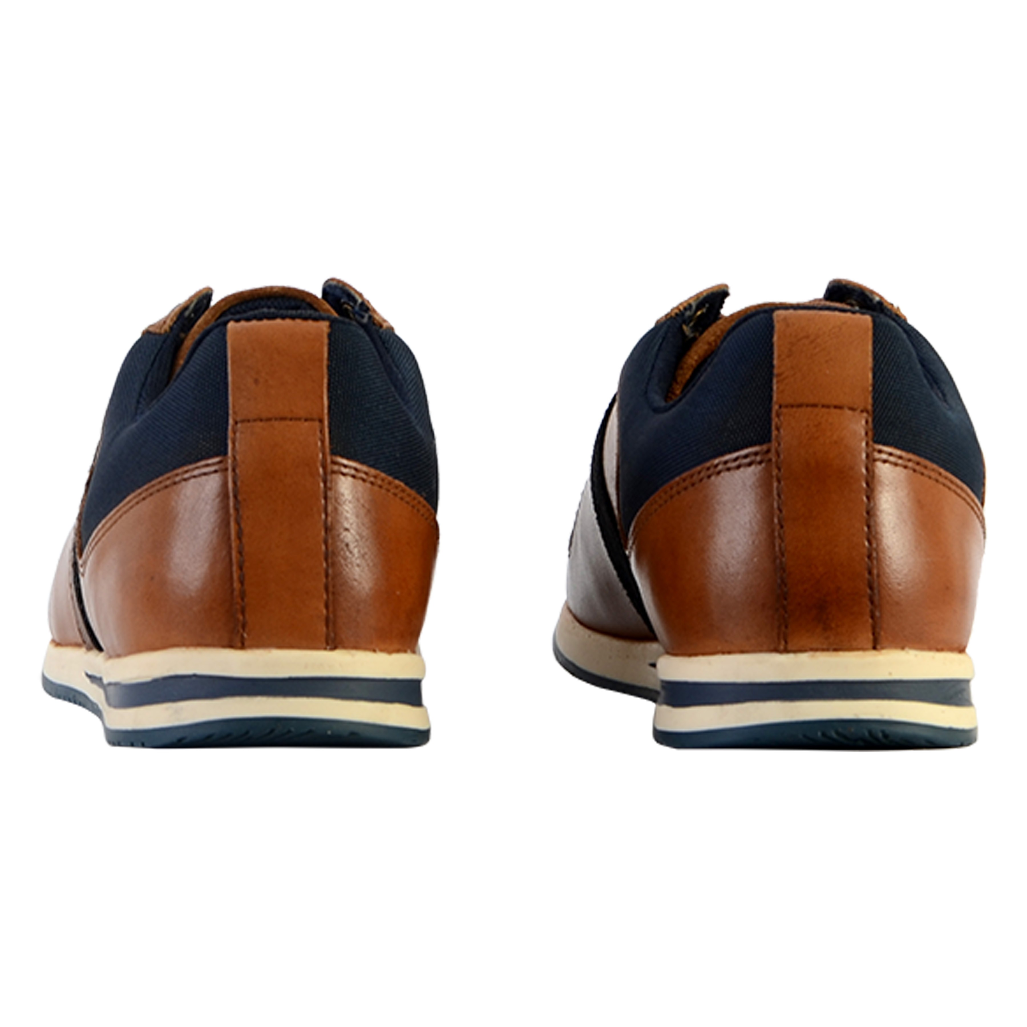 Leather basket living 1 REDSKINS Brown