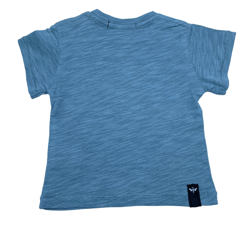 Green Baby T-shirt - 3 months I TALK TOO MUCH - Seconde main Green