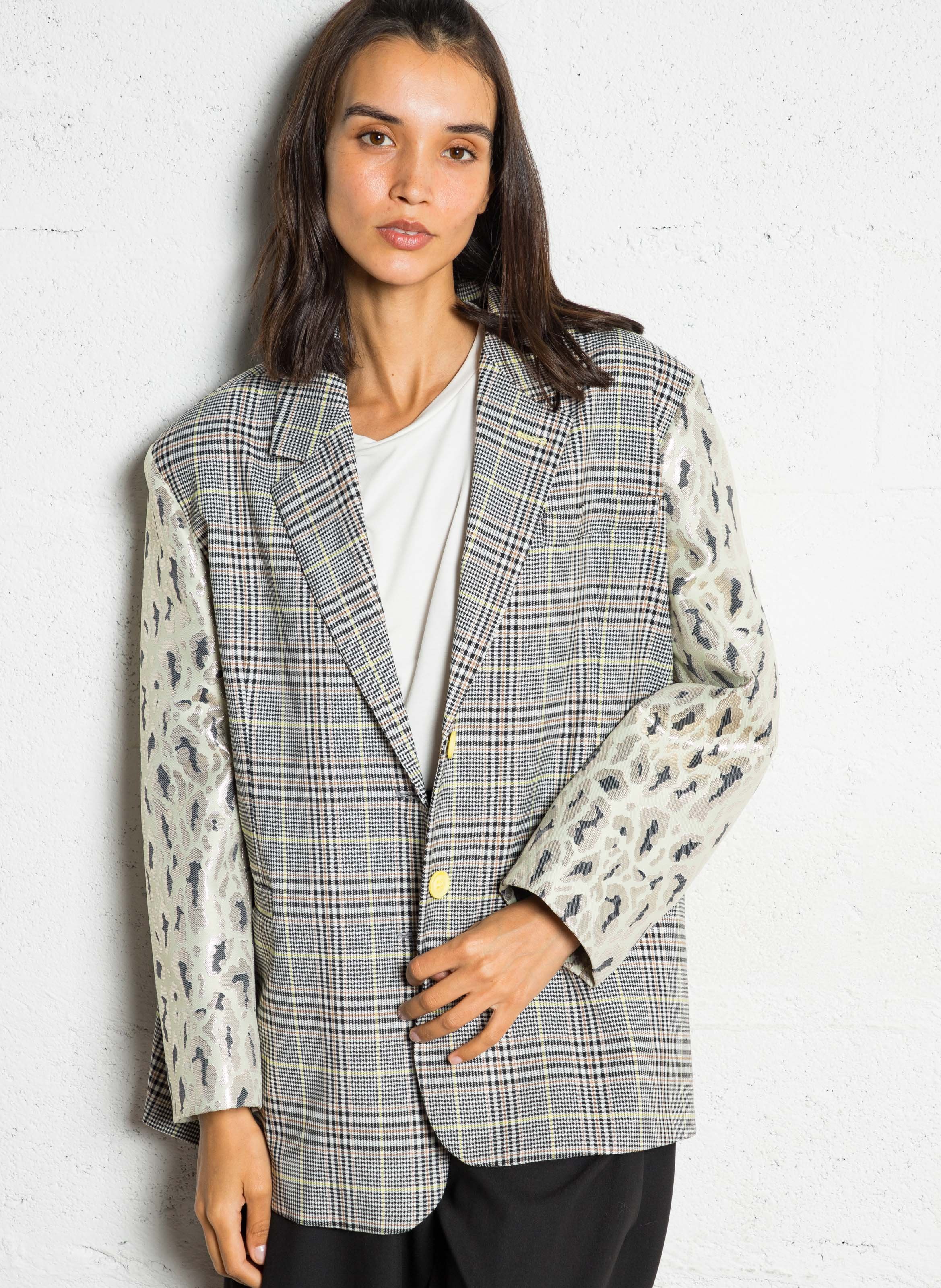 Veste de tailleur à carreaux IMPERIAL Multicolore