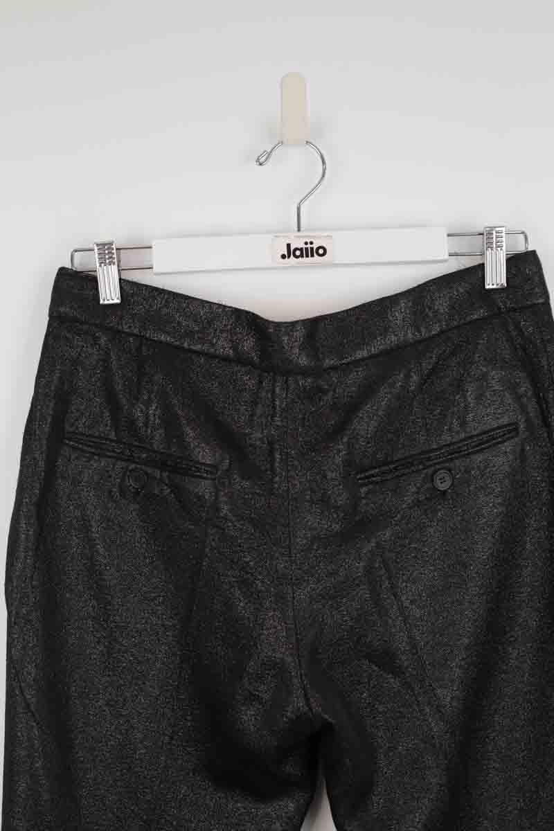 Slim-fit cotton cargo pants ISABEL MARANT - Seconde Main Black