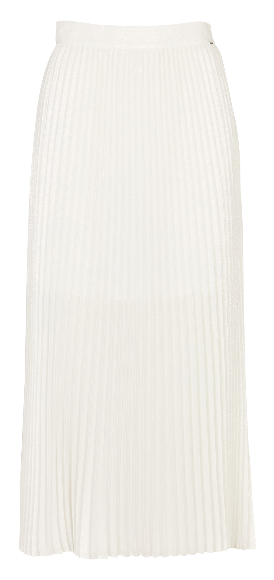 Langer Faltenrock IKKS Weiss