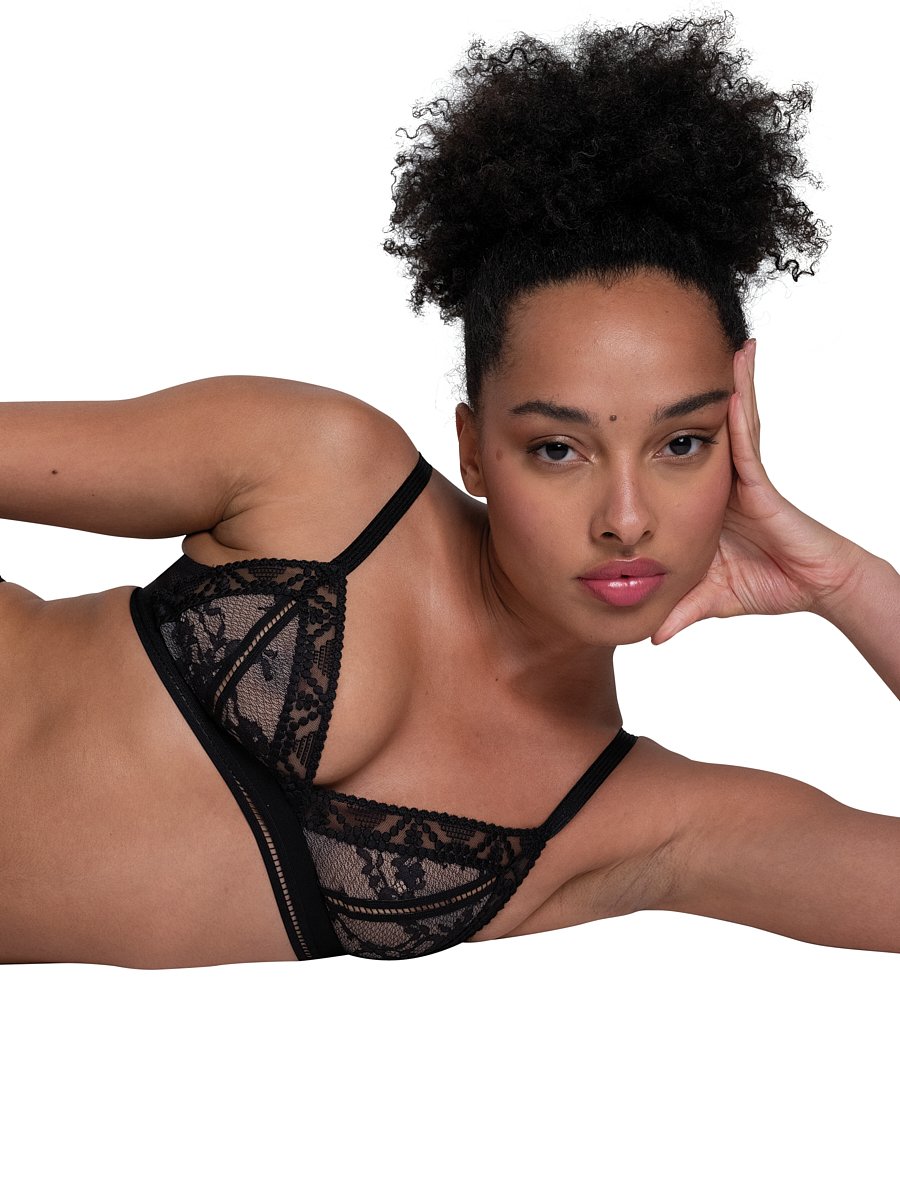 Triangle bra PASSIONATA Black