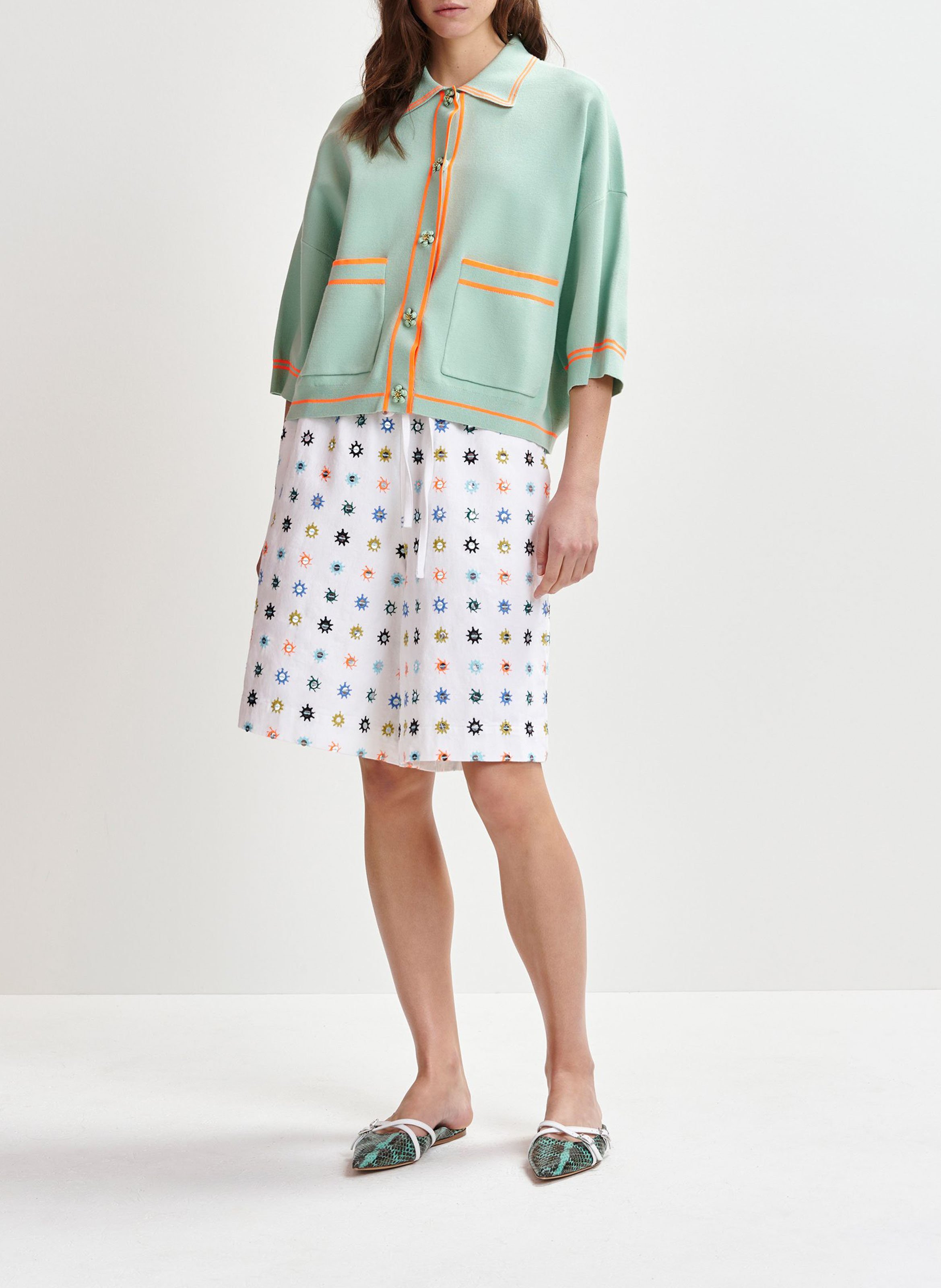 Cardigan ample à boutons fantaisies  ESSENTIEL ANTWERP Bleu