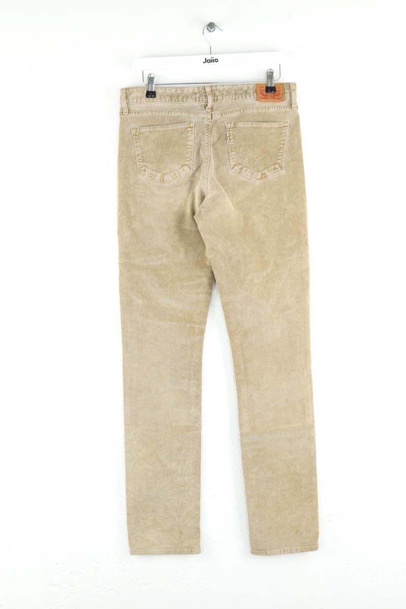 Cotton skinny jeans LEVI'S - Seconde main Beige