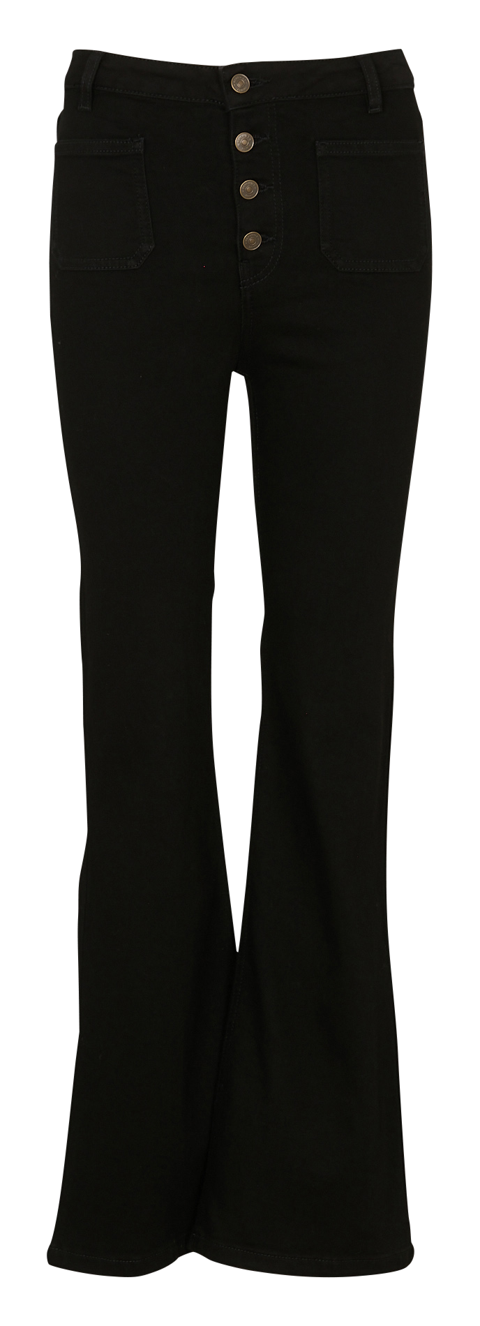 Charlotte - Flared Jeans aus Baumwolle BERENICE Schwarz