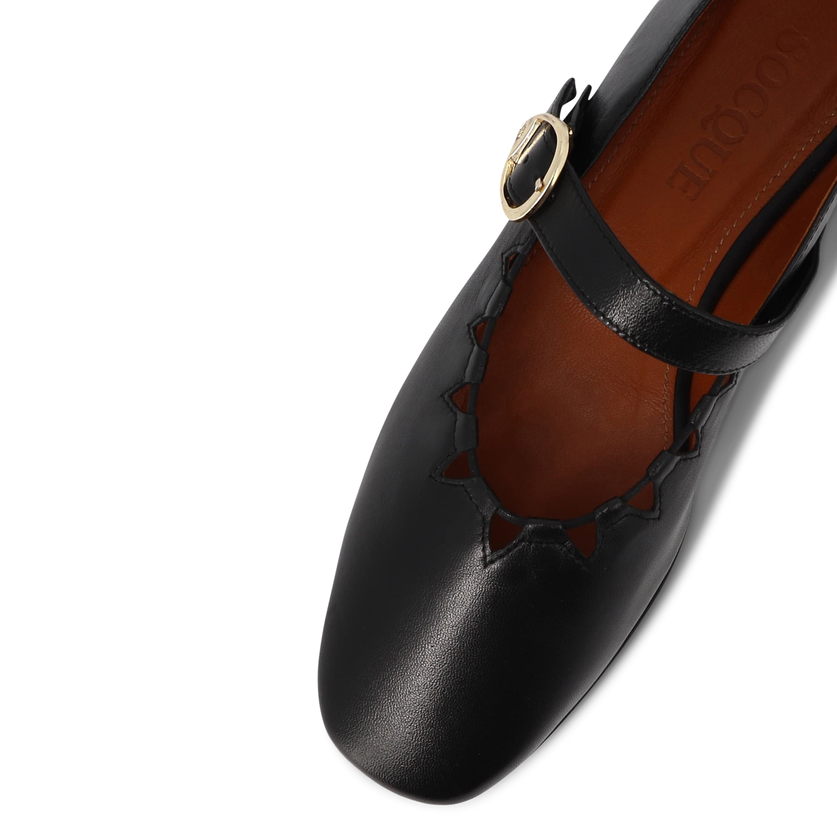 Suede ballet pumps SOCQUE PARIS Black