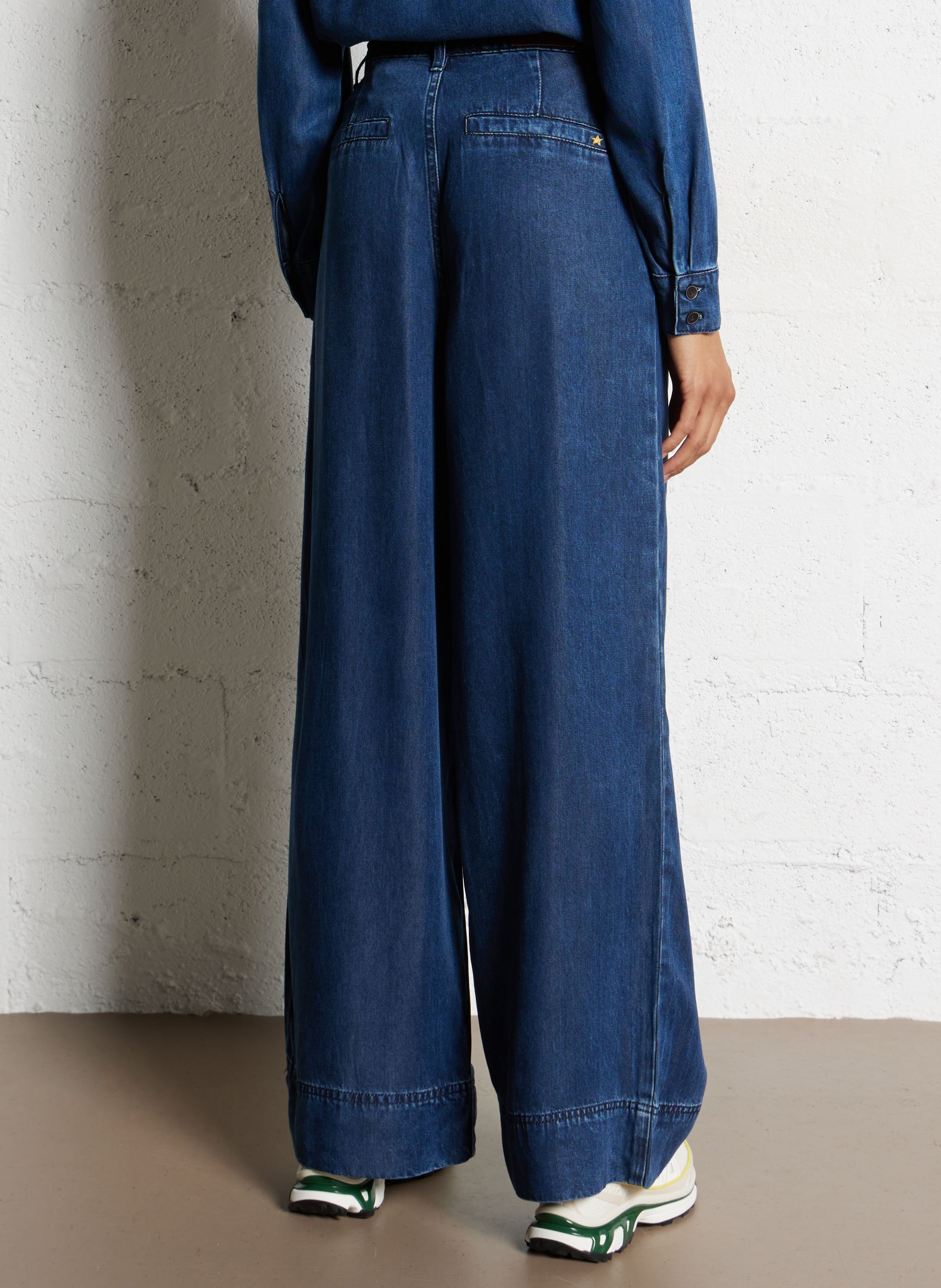 Pantalon large aspect en denim LA PETITE ETOILE Jean brut