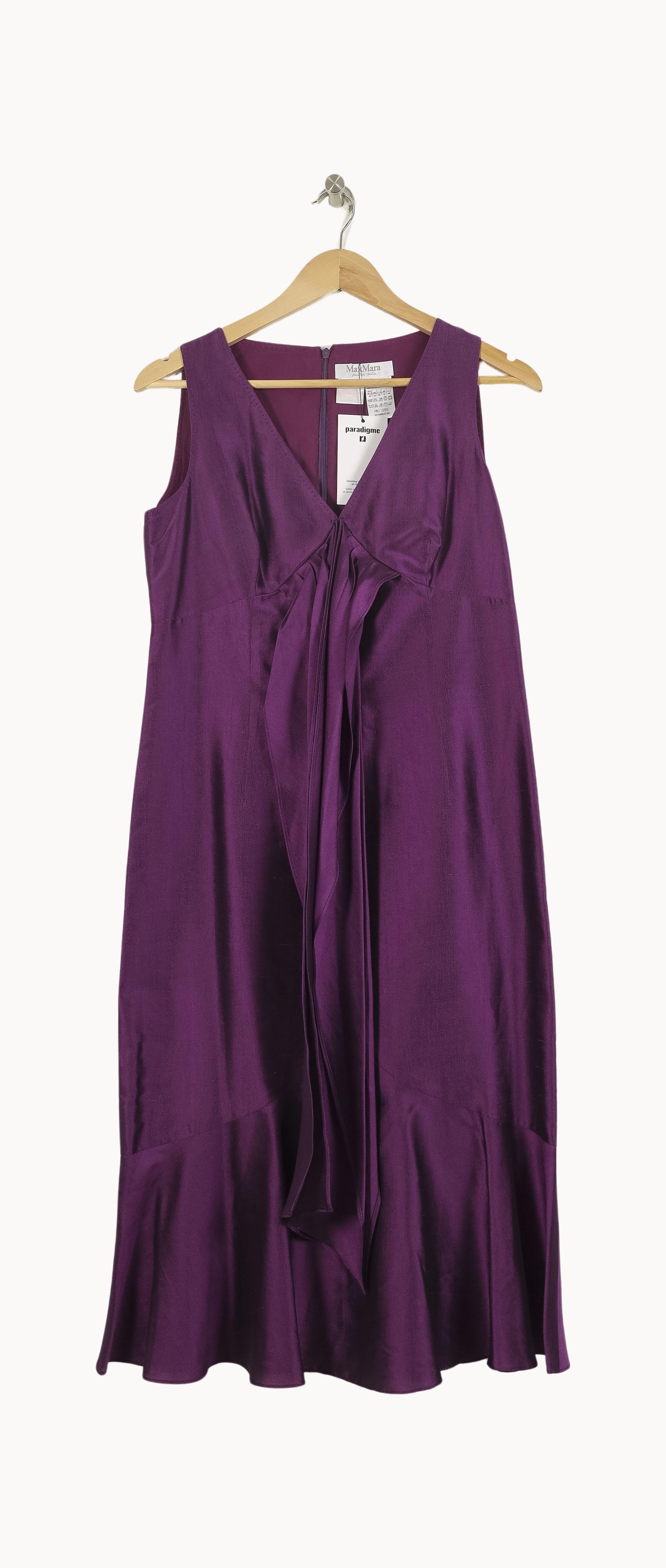 Long dress MAX MARA - Seconde Main Purple
