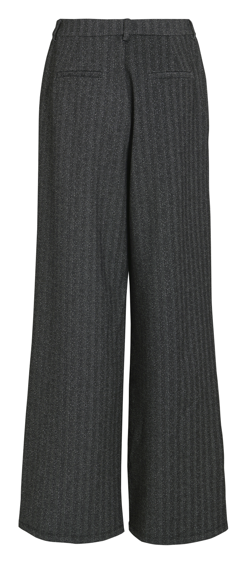 Pantalon flare taille haute rayé VILA Gris