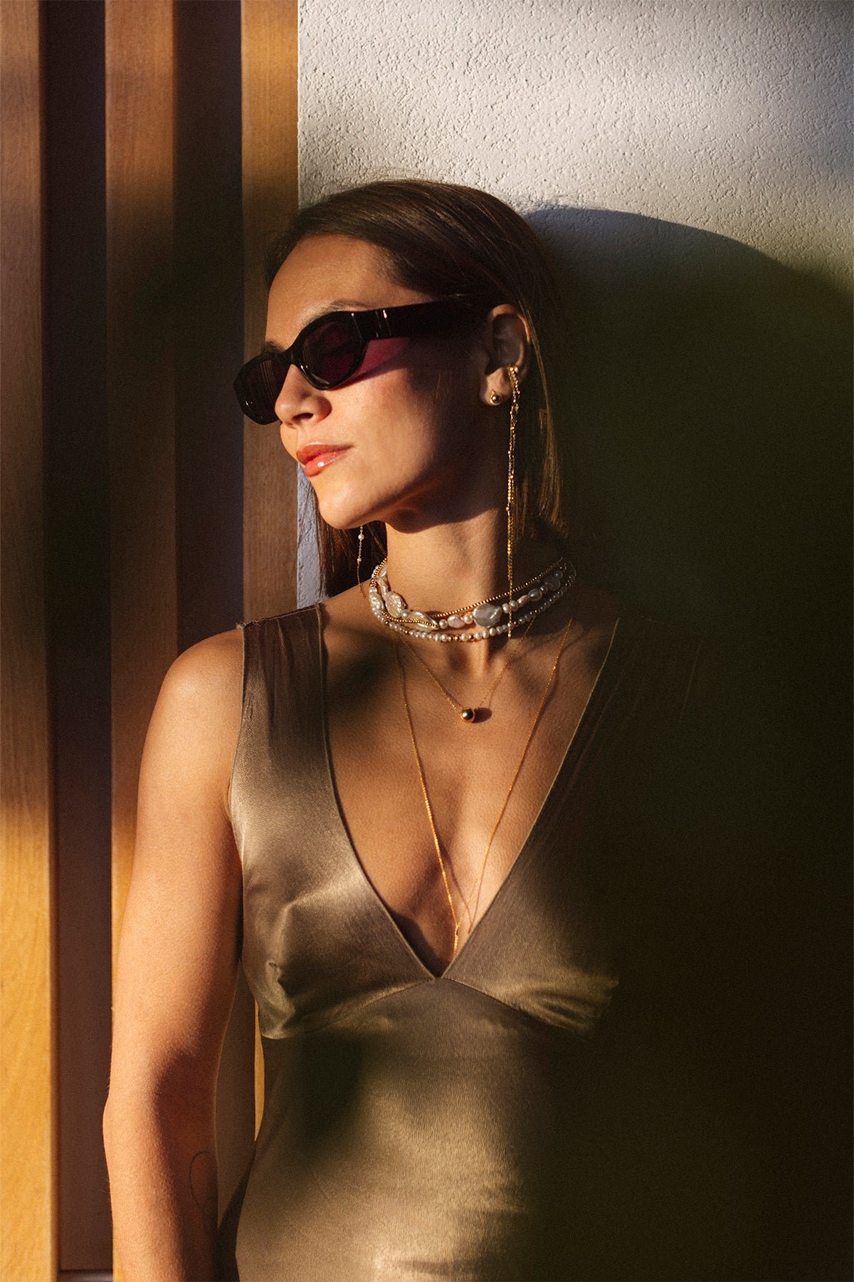 Cowrie Shell Pearl Necklace YAY Golden