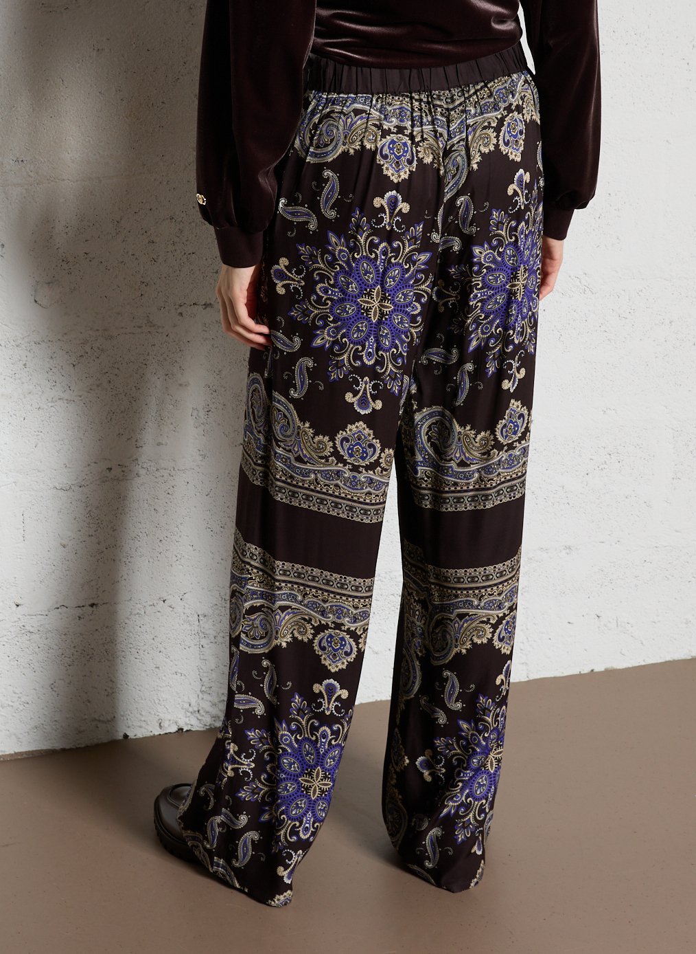 Pantalon large imprimé LIU JO Multicolore