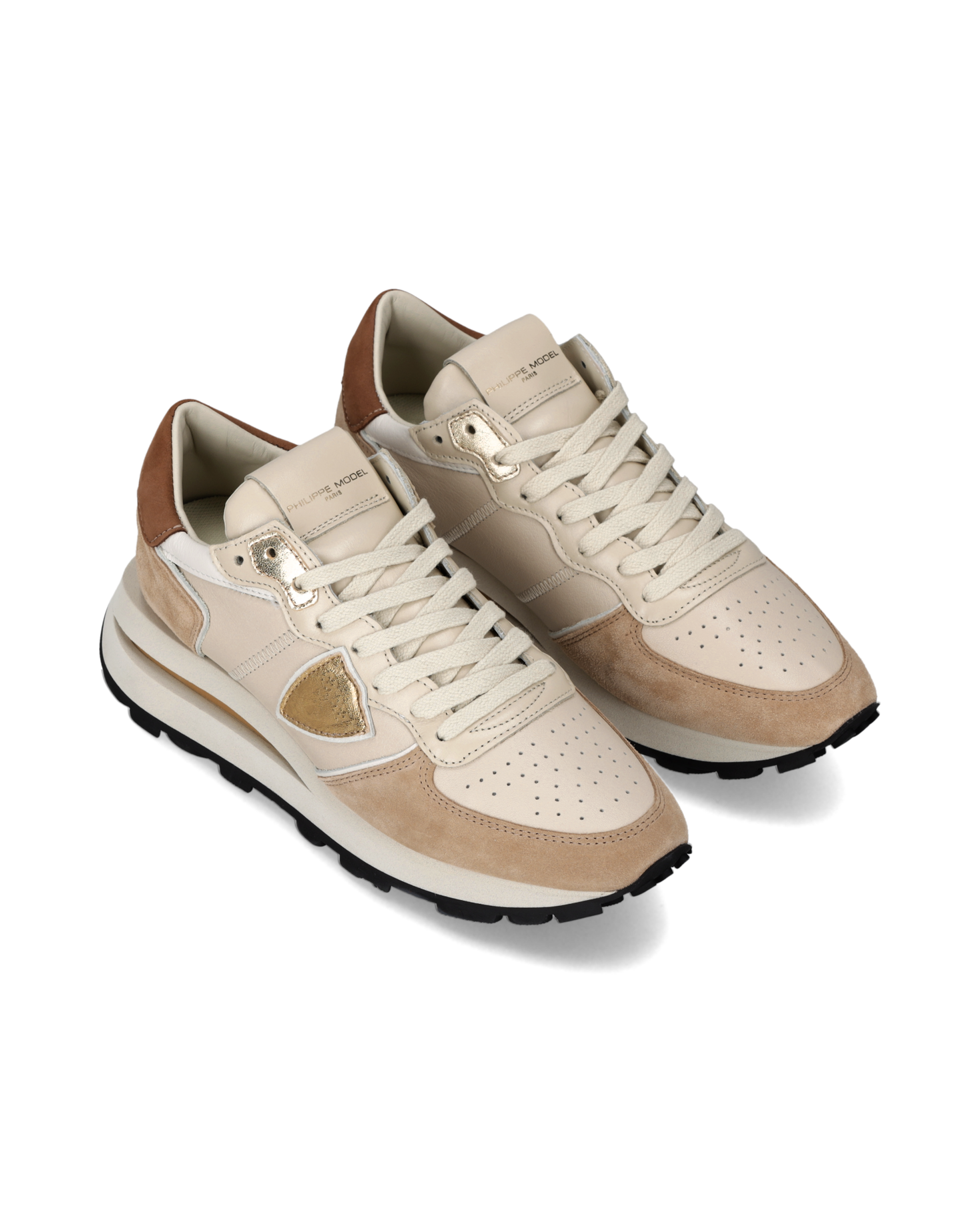 High-top running sneakers PHILIPPE MODEL Beige