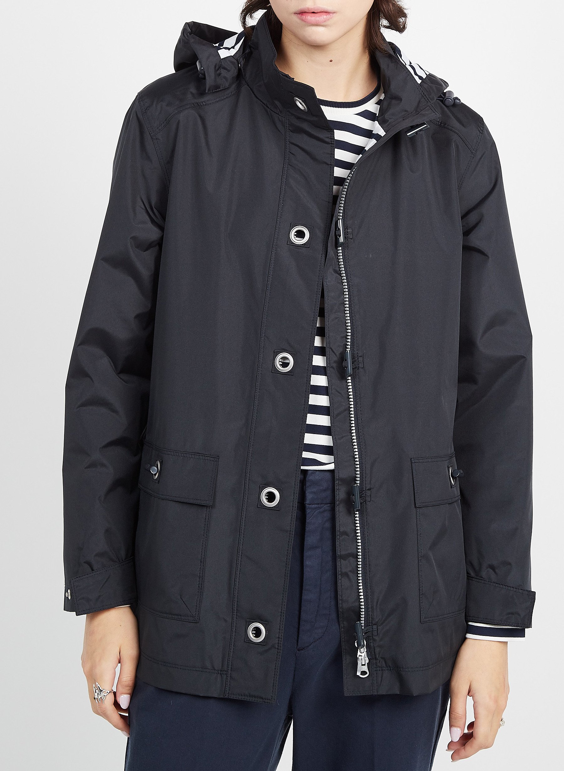 Coupe-vent à capuche ARMOR LUX Bleu