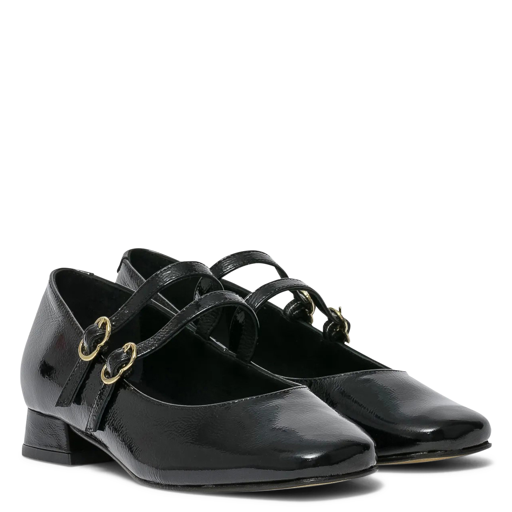 Ballerines en cuir BOCAGE Noir