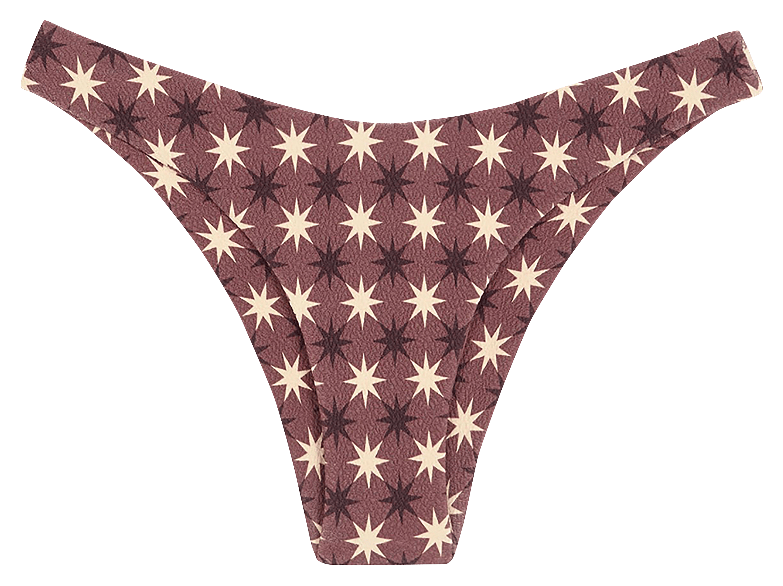 Bas de maillot brésilien imprimé étoiles ROBIN COLLECTION Multicolore