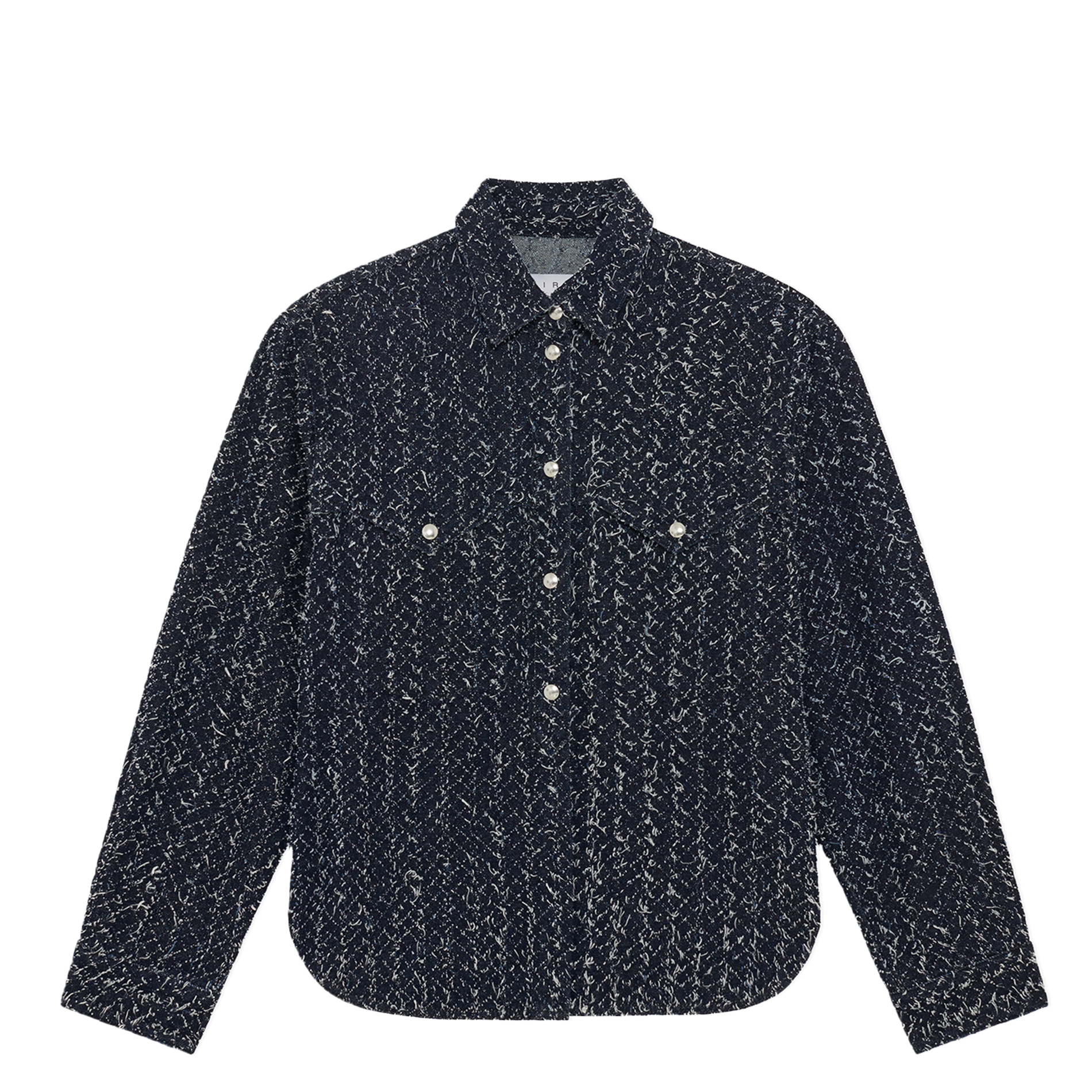 Oversized classic collar cotton overshirt IRO Blue