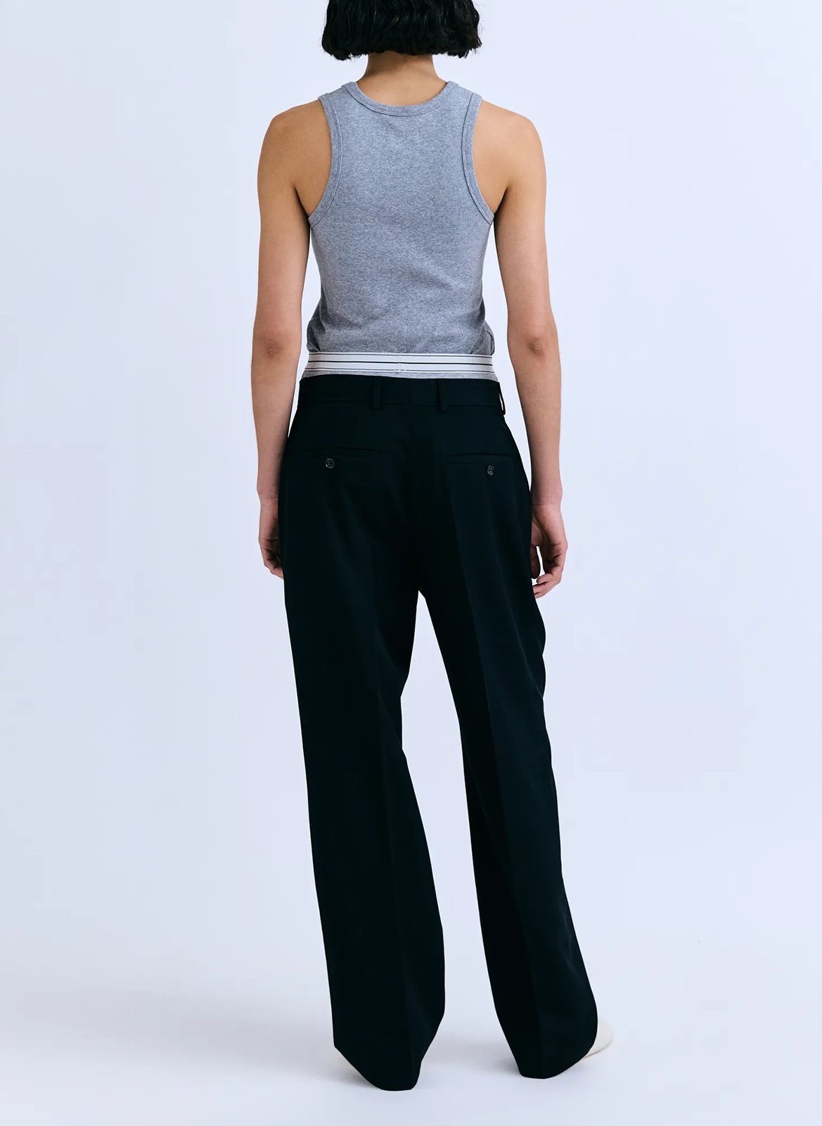 Débardeur uni à broderie logo LOVE STORIES Argent