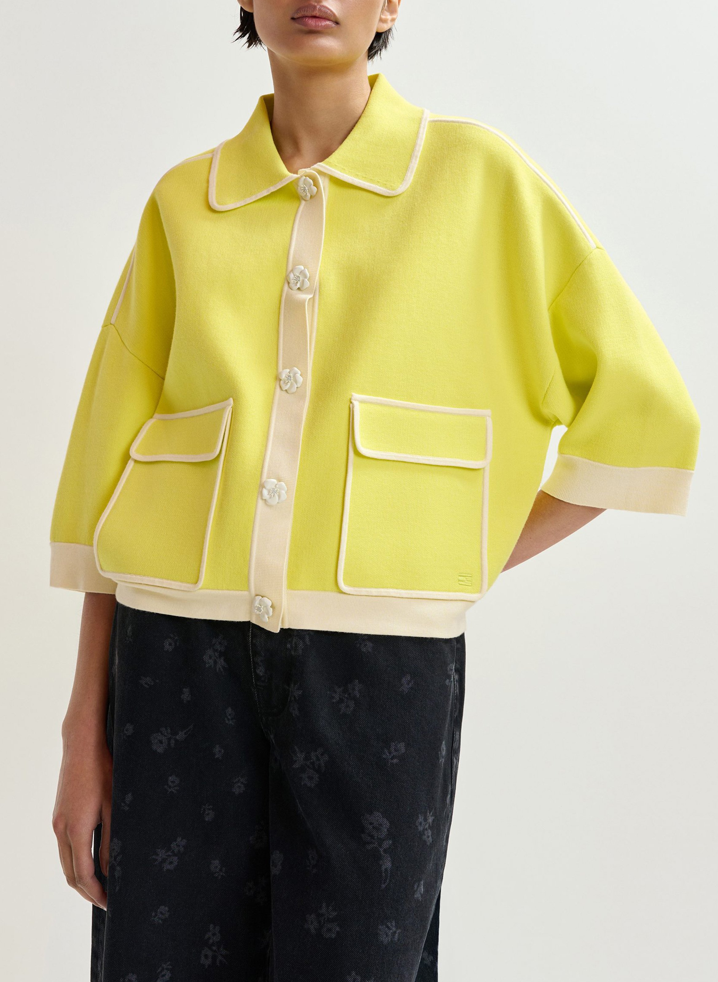 Cardigan with classic collar ESSENTIEL ANTWERP