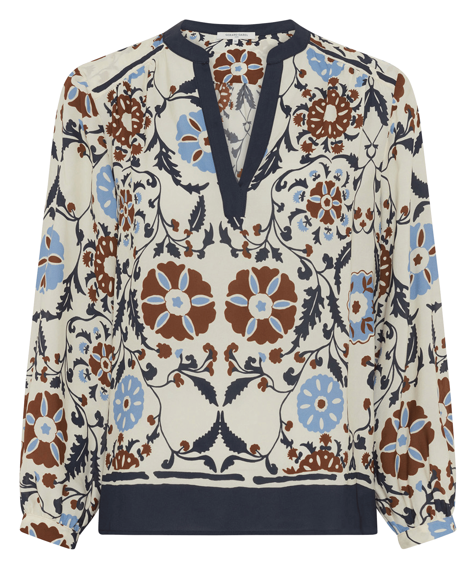 Rechte top met print GERARD DAREL Beige