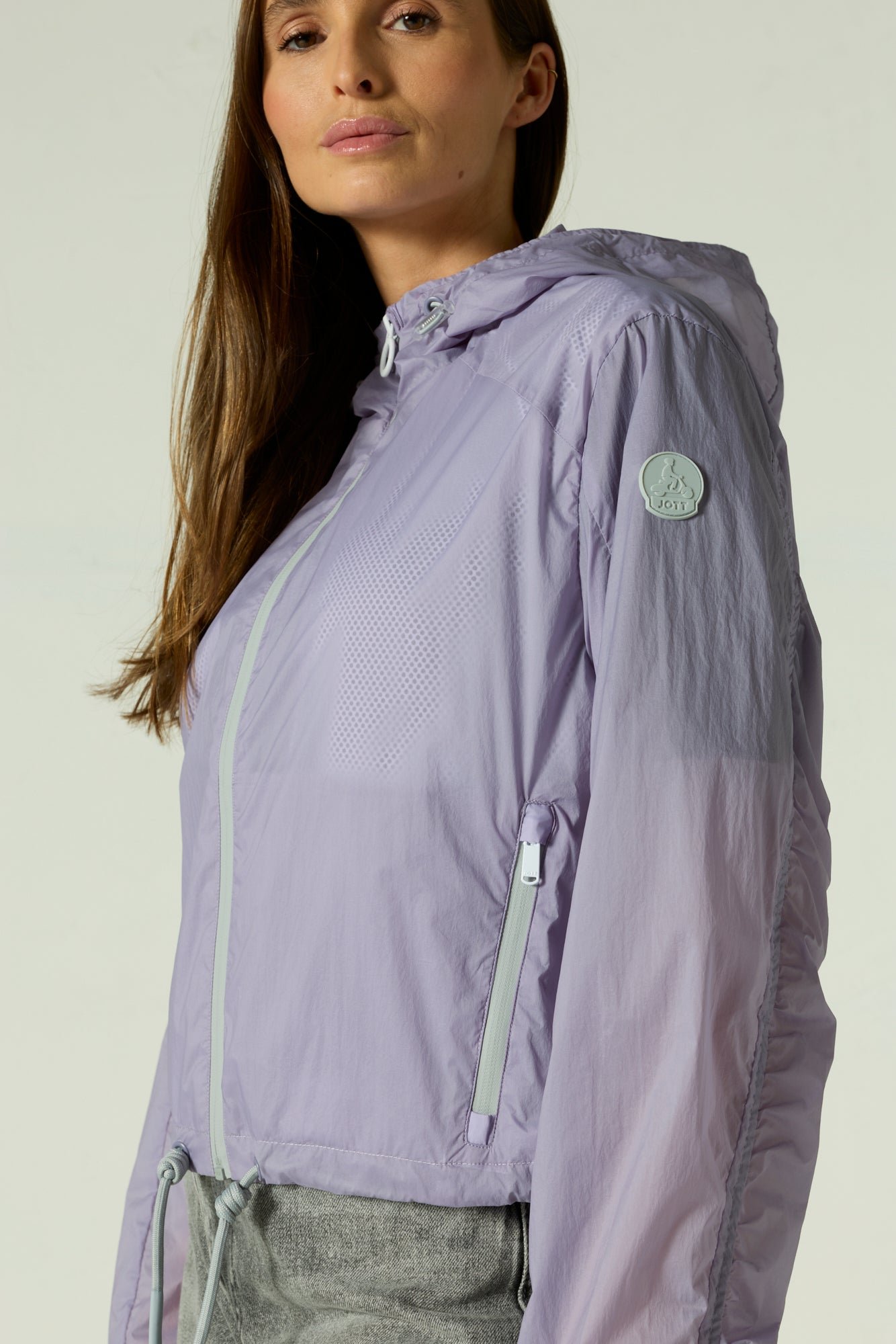 Ally Short Packable Windbreaker JOTT Pink