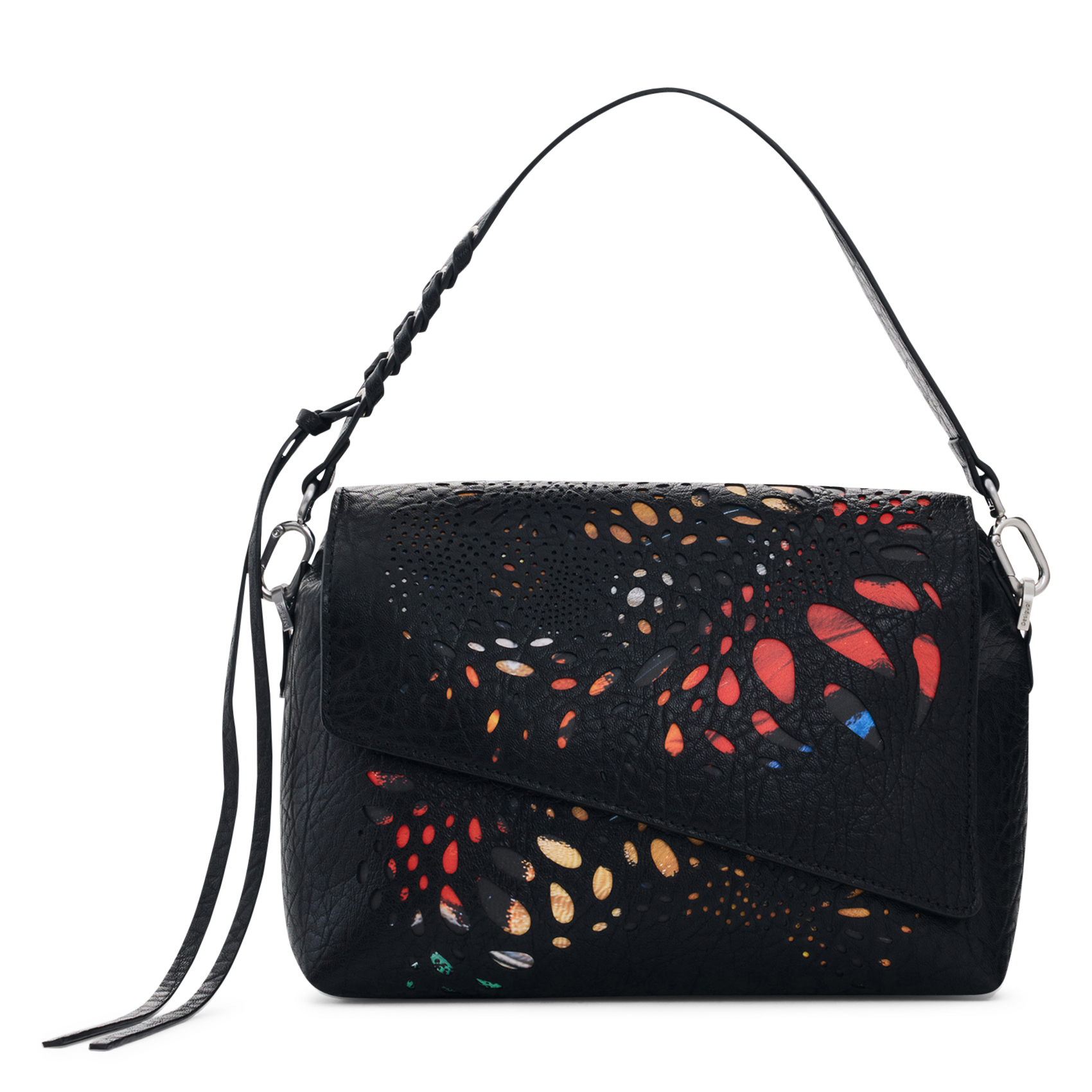 Sac bandoulière imprimé DESIGUAL Noir