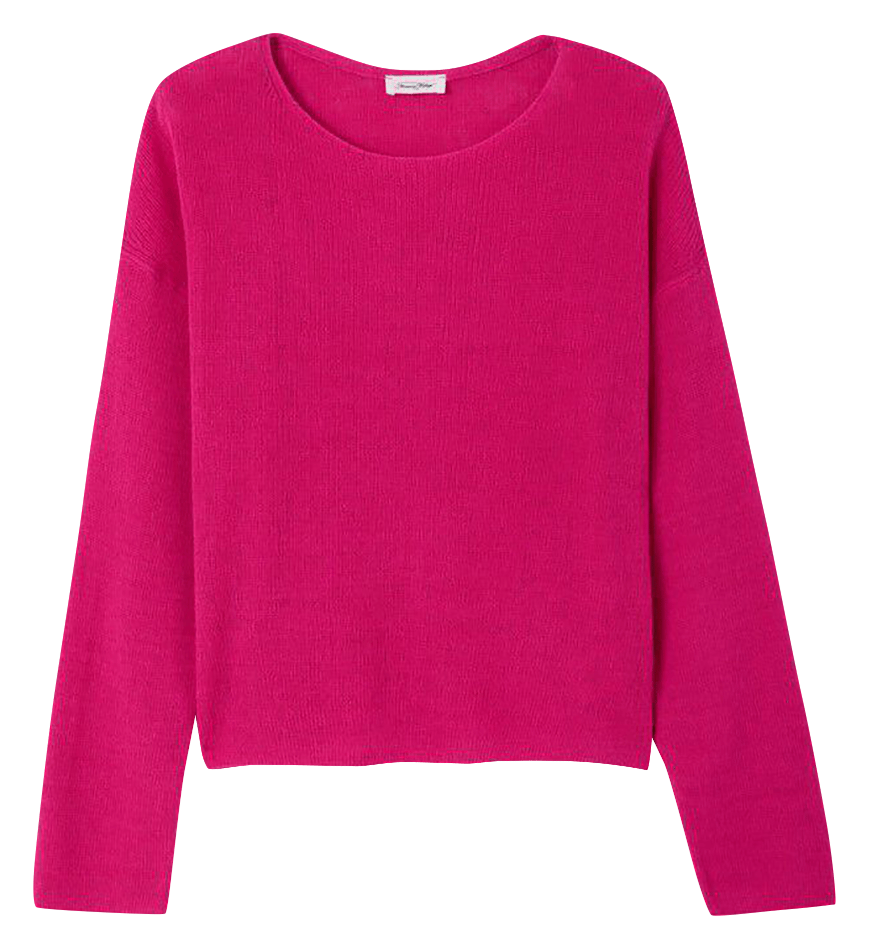 Pull oversize en coton et alpaga AMERICAN VINTAGE Rose