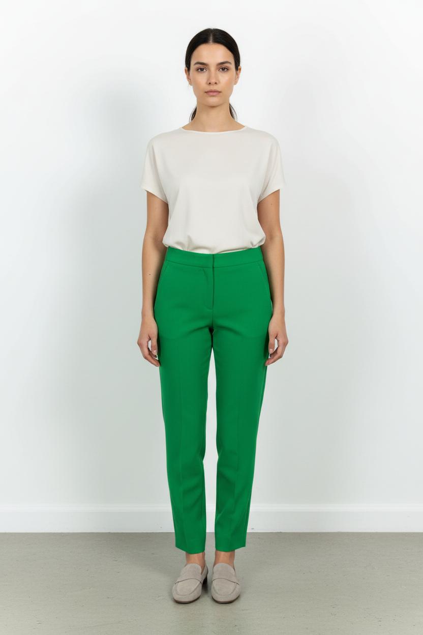 Pantalon TARA JARMON - Seconde Main Vert