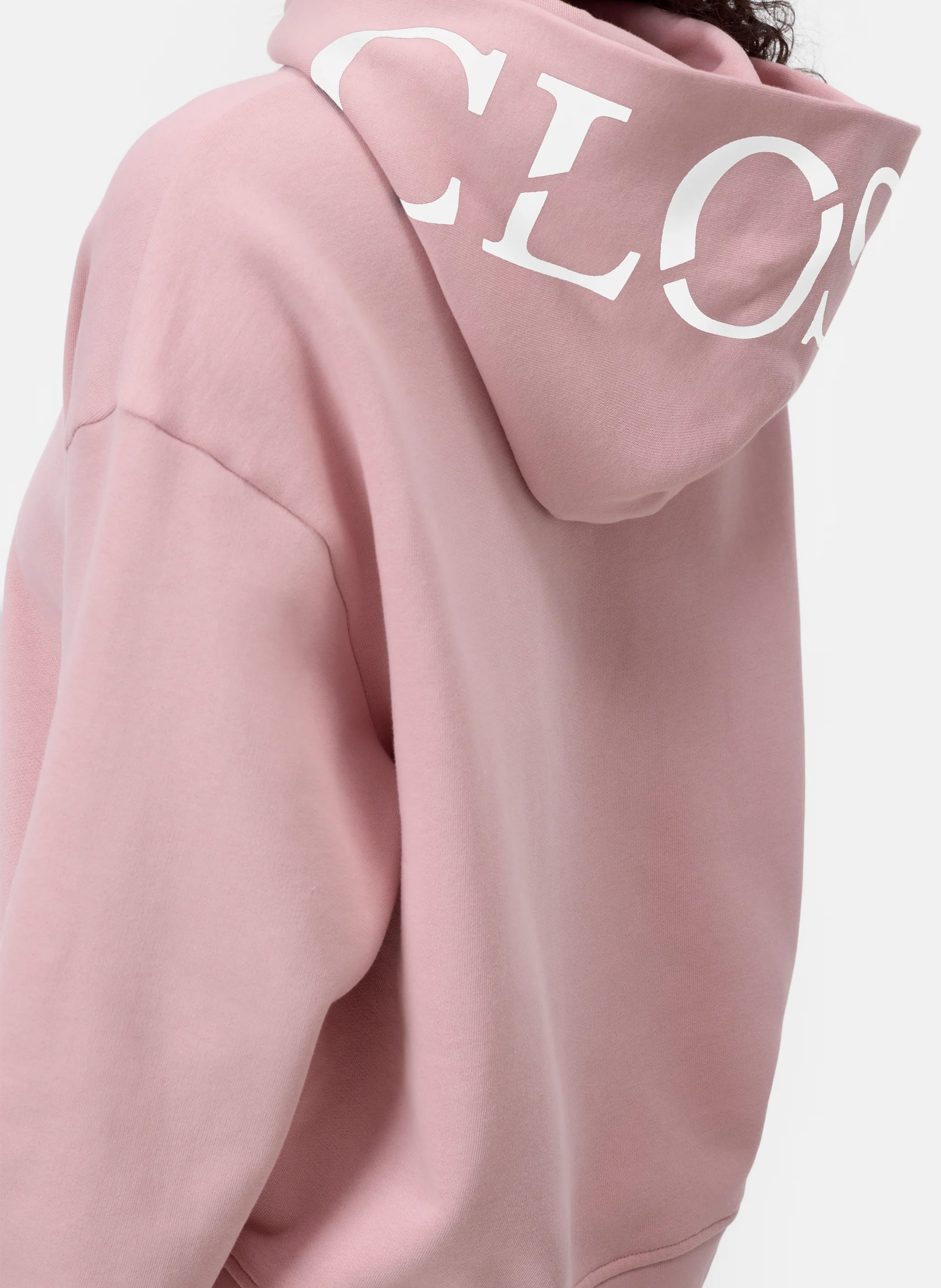 Oversized sweater van biologisch katoen CLOSED Roze