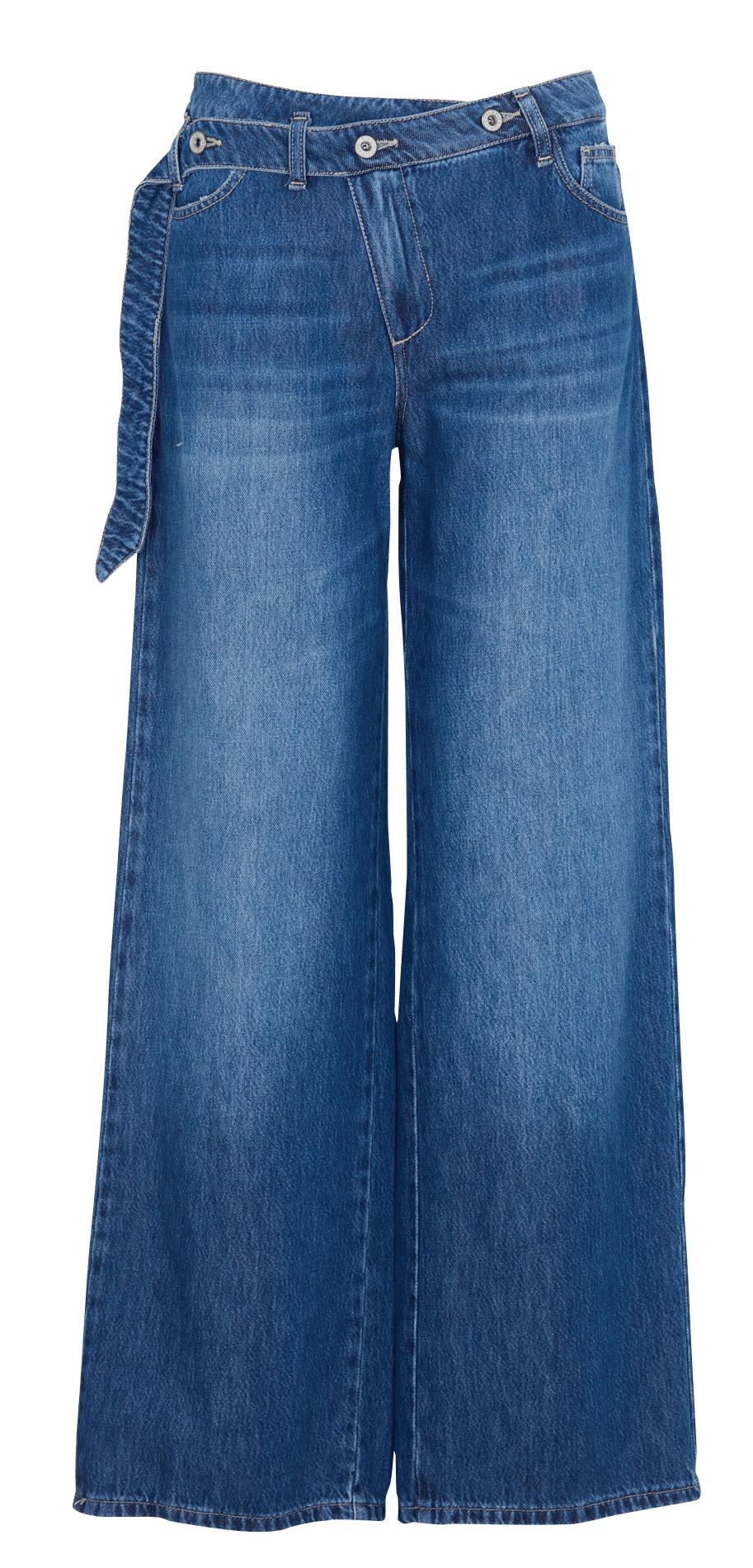 Straight Cut Jeans aus Baumwoll-Mix PLEASE Blau