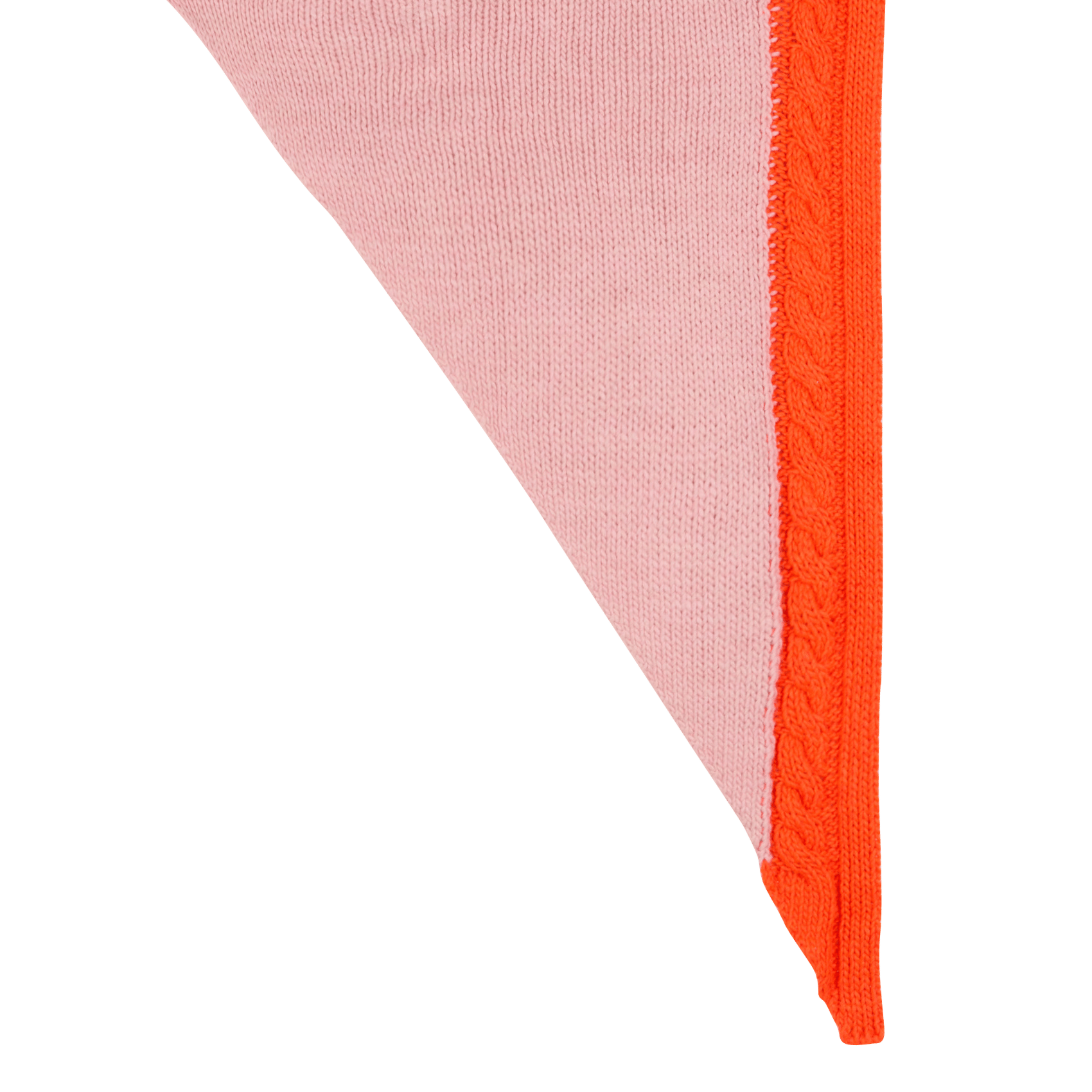 Echarpe triangle en maille DR BLOOM