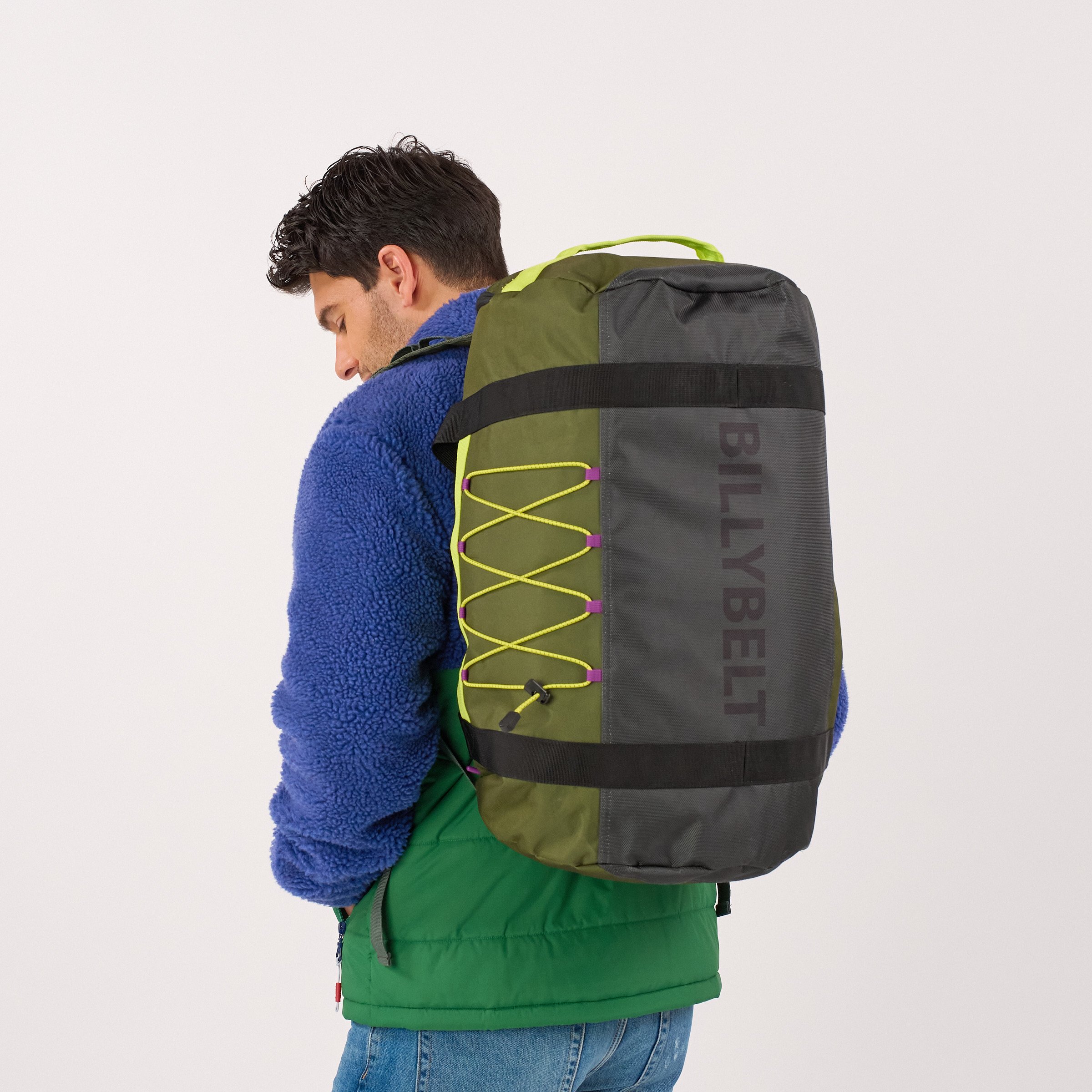 Travel bag made of recycled polyester BILLYBELT Khaki