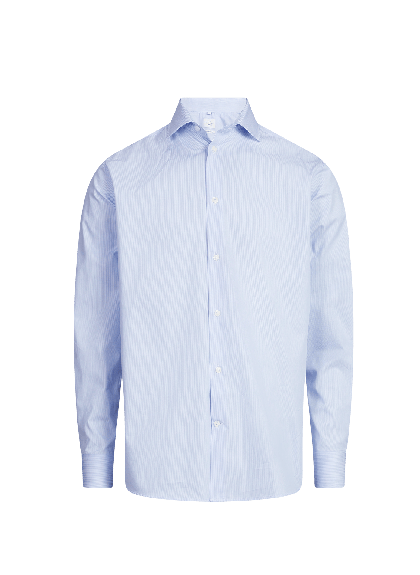 Straight hay-d cotton shirt hay-d AU PRINTEMPS PARIS Blue